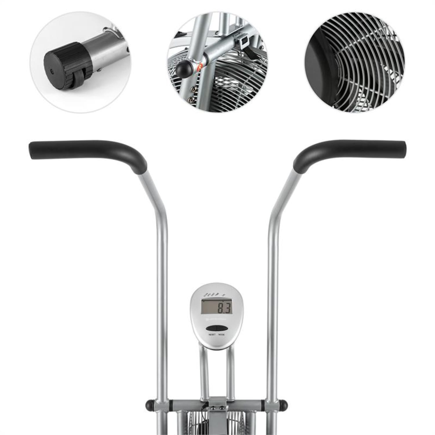 Stromstrike 2k Crosstrainer Cicloergometro fino a 120 Kg Argento argento