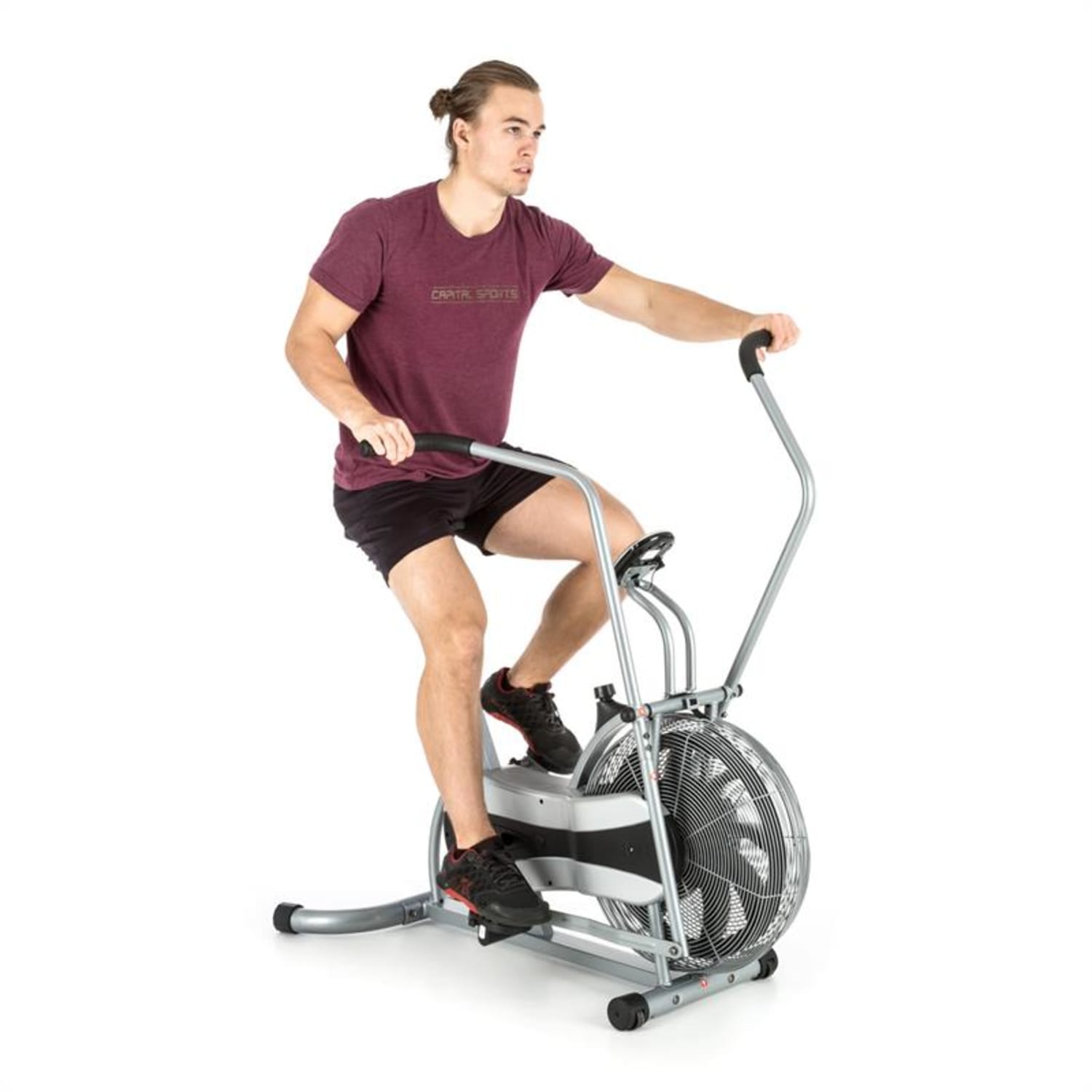 Stromstrike 2k Crosstrainer Cicloergometro fino a 120 Kg Argento argento