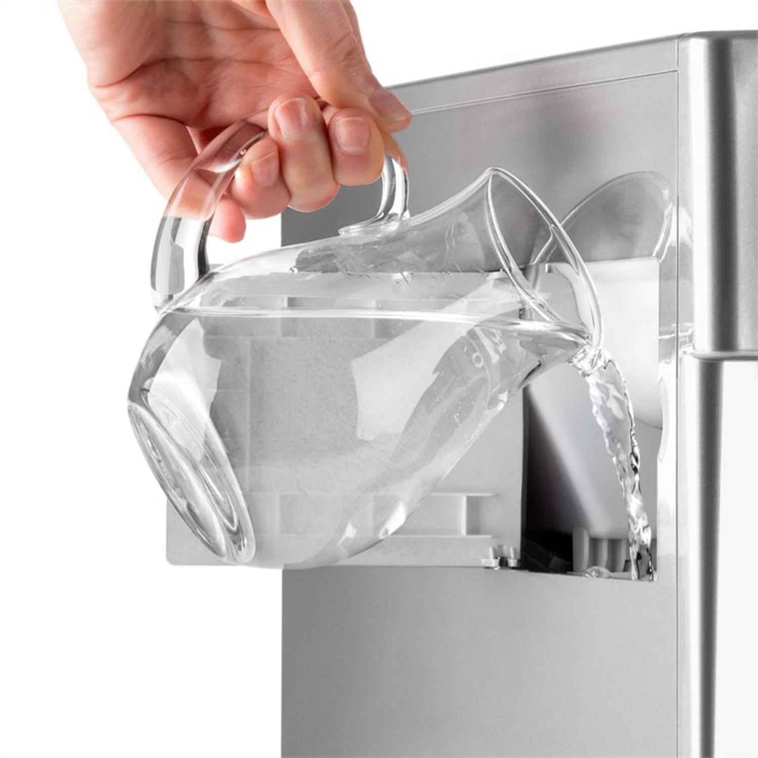 Ice Volcano 2GS Macchina Per Ghiaccio LED 12kg/24h Argento argento