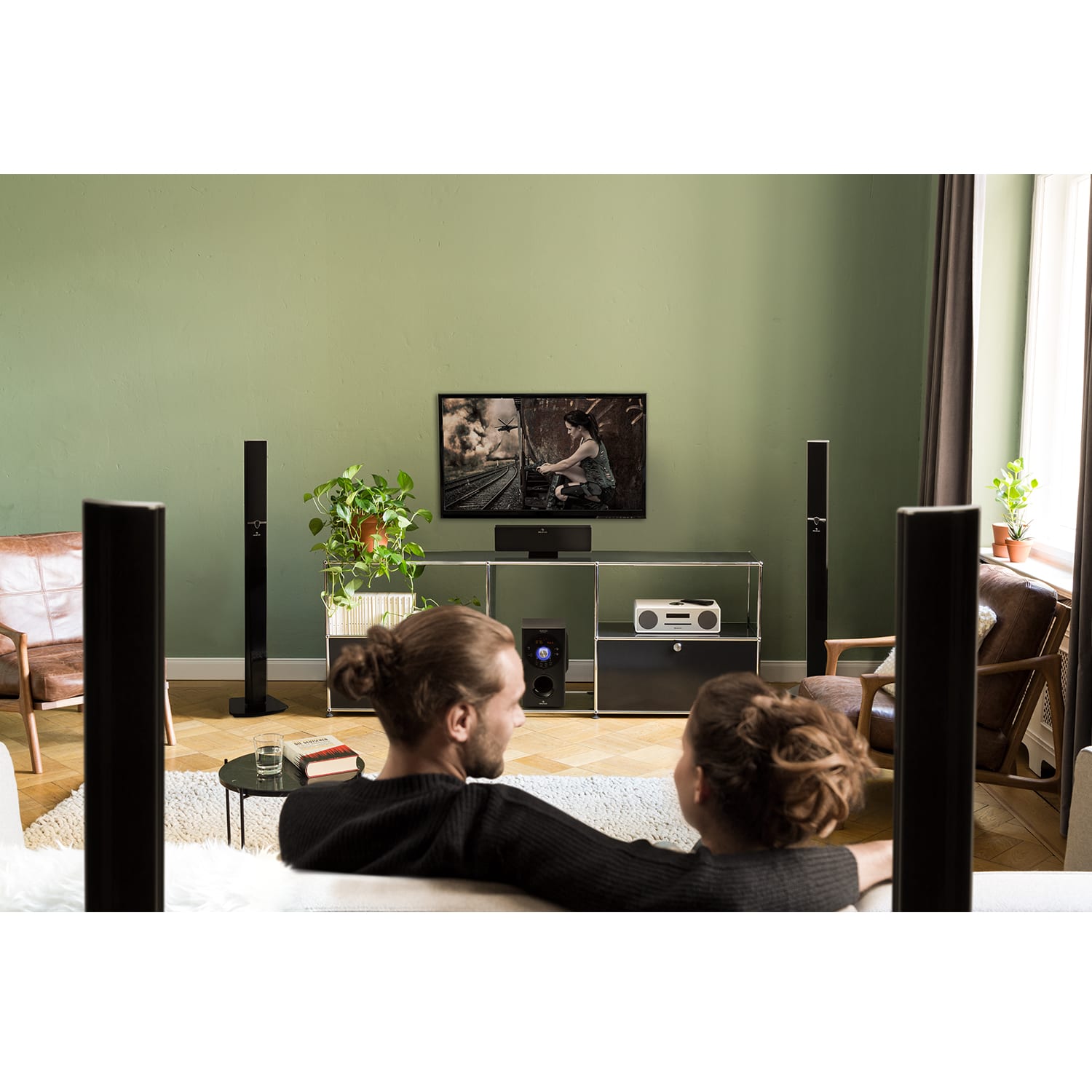 Areal 653 - Impianto surround a 5.1 canali, 145 W, RMS, Bluetooth, USB, SD, AUX 