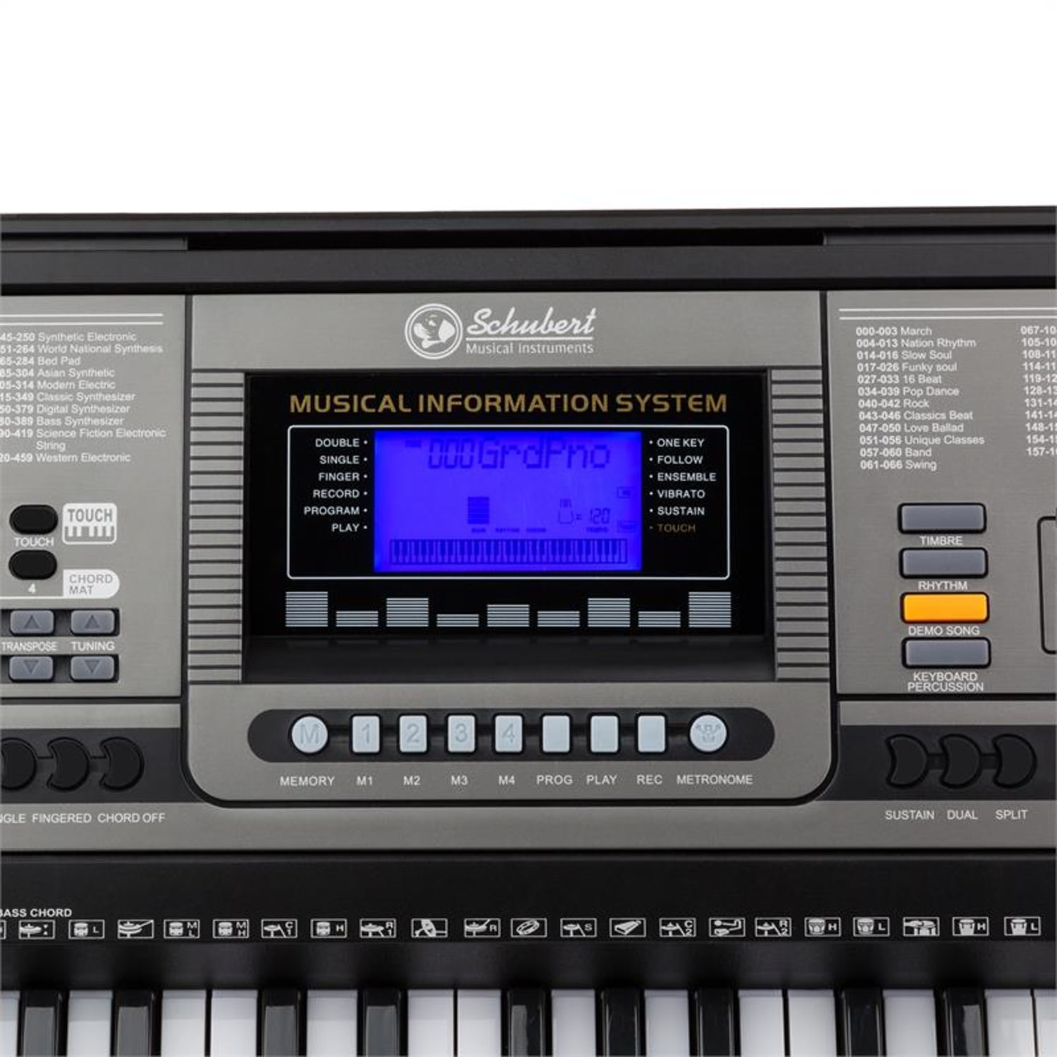 Etude 450 USB Lern-Keyboard 61 Tasten USB-MIDI-Player Leuchttasten 