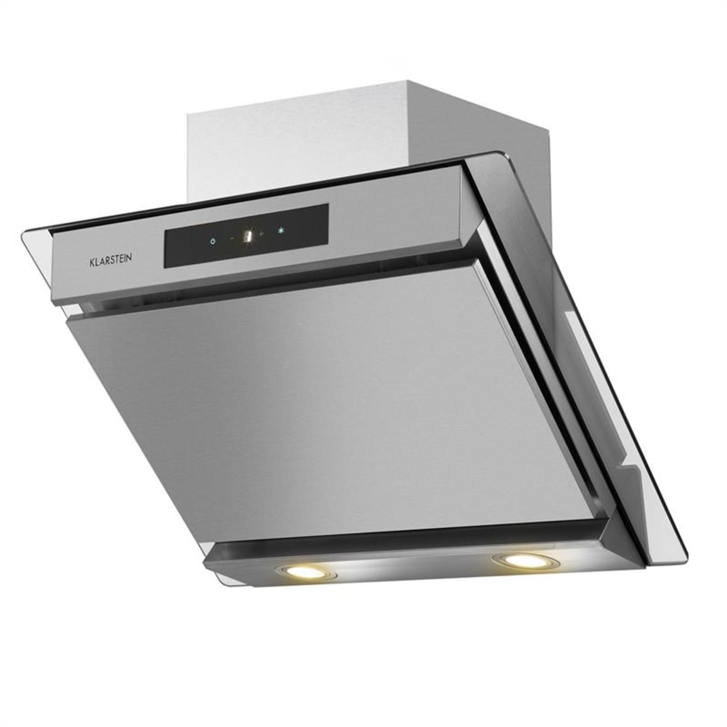 Balzac 60 liesituuletin 60 cm 210 W 610 m³/h LED kosketus ruostumatonta terästä lasia 60 cm
