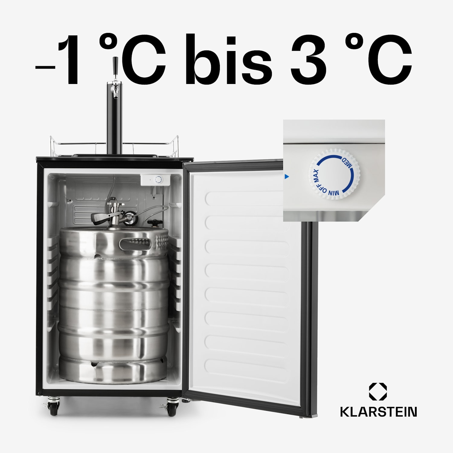 Big Spender Single Bierfass-Kühlschrank  Bierzapfanlage 173l 1