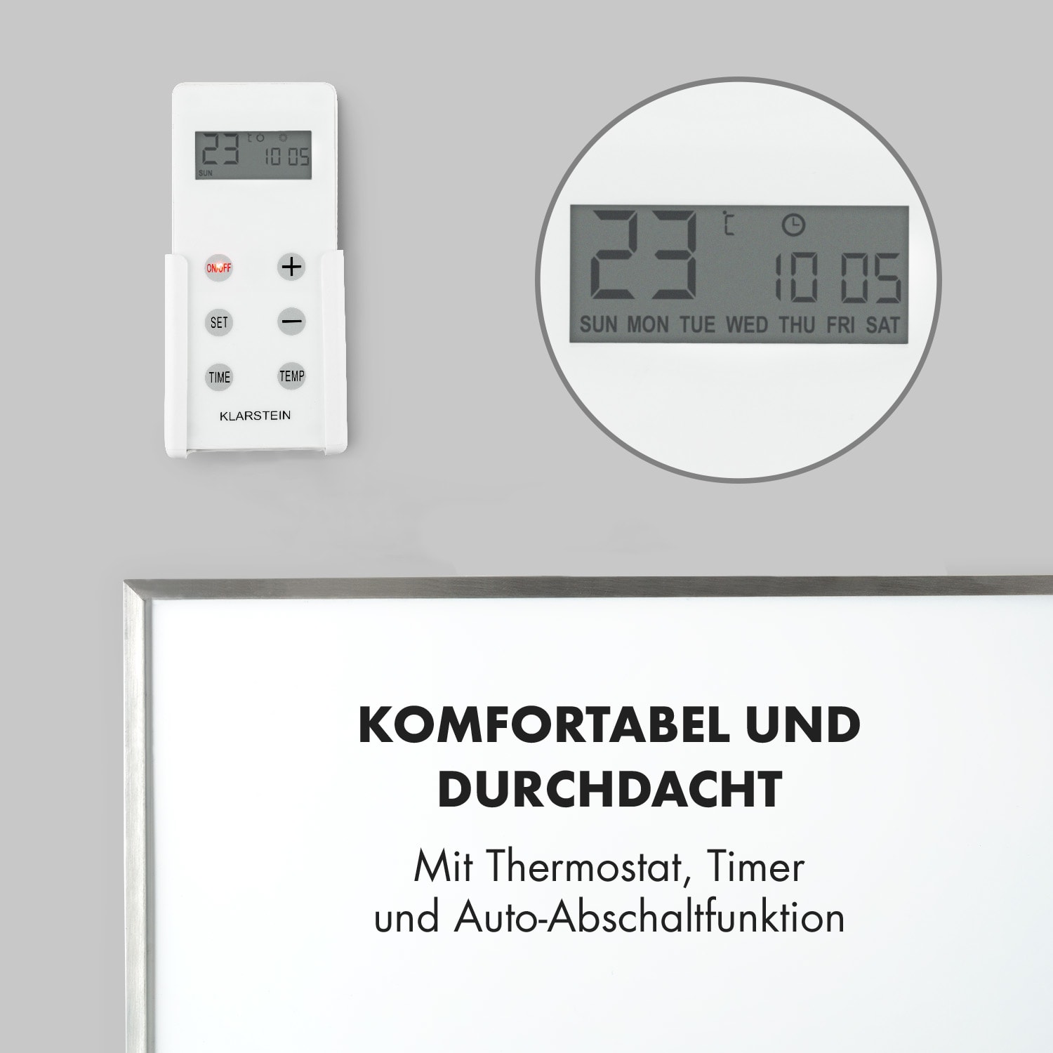 Wonderwall 30 Infrarotheizung 30x100cm 300W Wochentimer IP24 30 x 100 cm