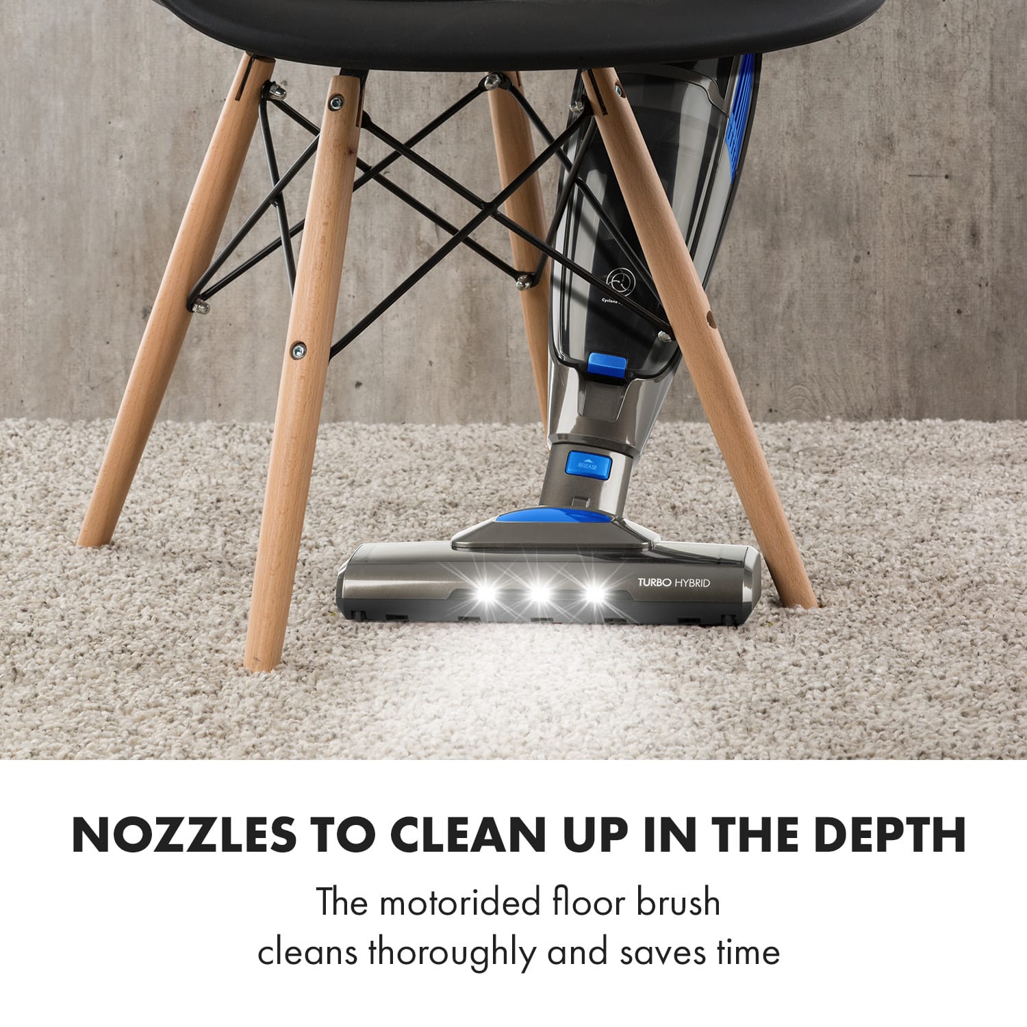 TurboHybrid Vacuum Cleaner Floor and Hand Vacuum Cleaner Anthracite / Blue Dark Gray