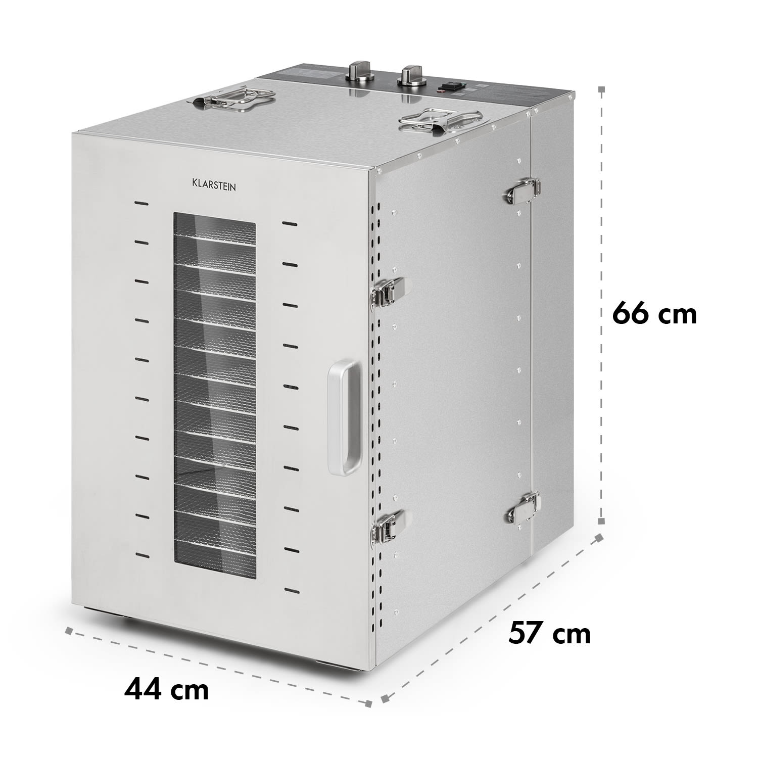 Master Jerky 16 Essiccatore 1500W 40-90 °C timer 15h acciaio inox arge 16 scomparti