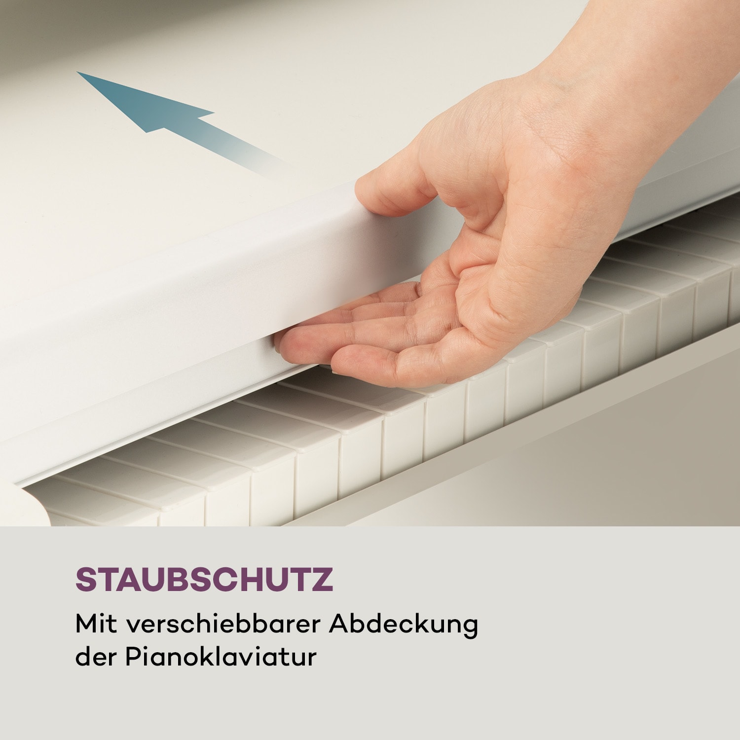 Subi 88 MK II clavier 88 touches MIDI USB 360 sons 160 rythmes blanc Blanc