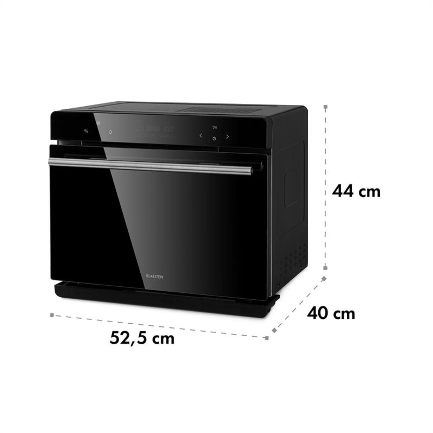 MasterFresh Dampfbackofen 230°C 24l Touch-Bedienfeld schwarz 