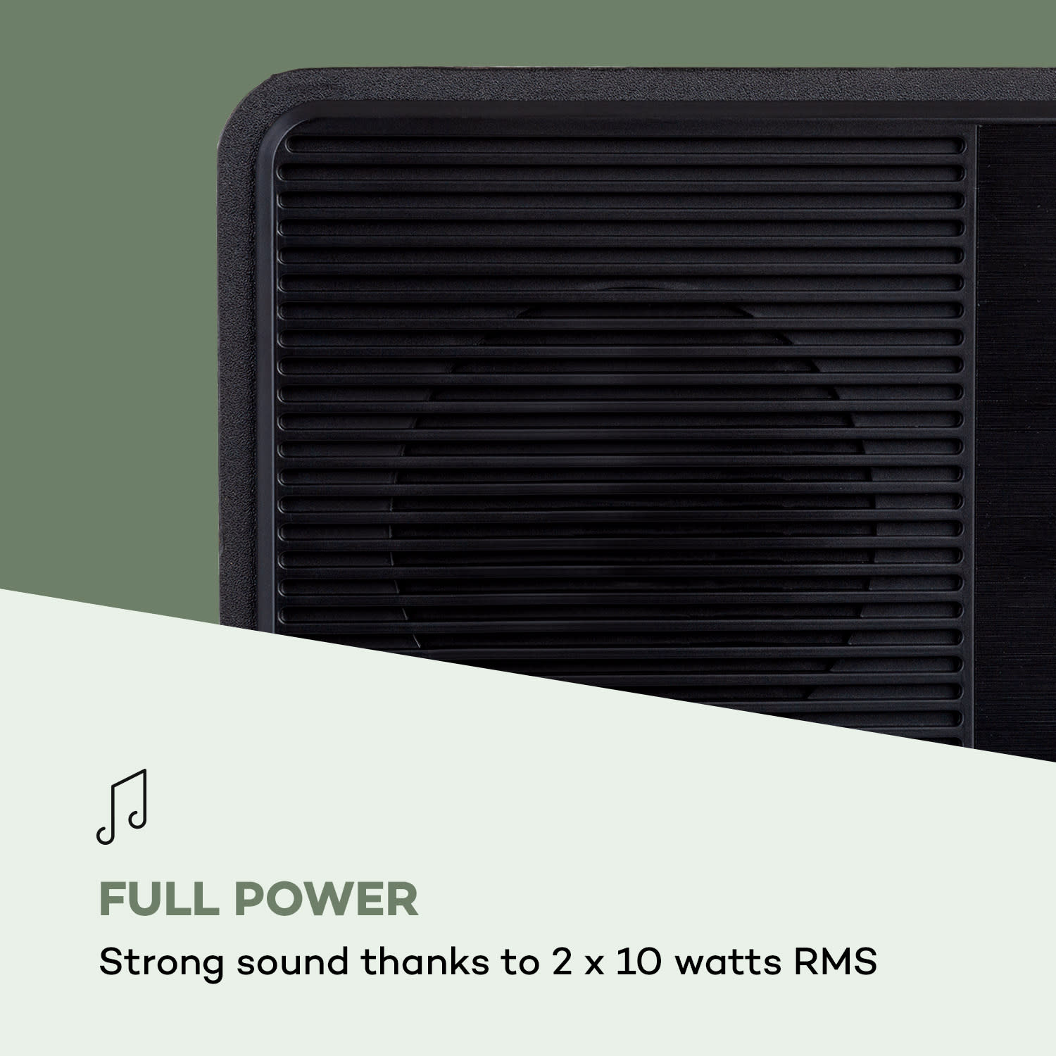 Streamo CD, internetové rádio, 2 x 10 W, WLAN, DAB+, FM, CD prehrávač, BT, čierne 