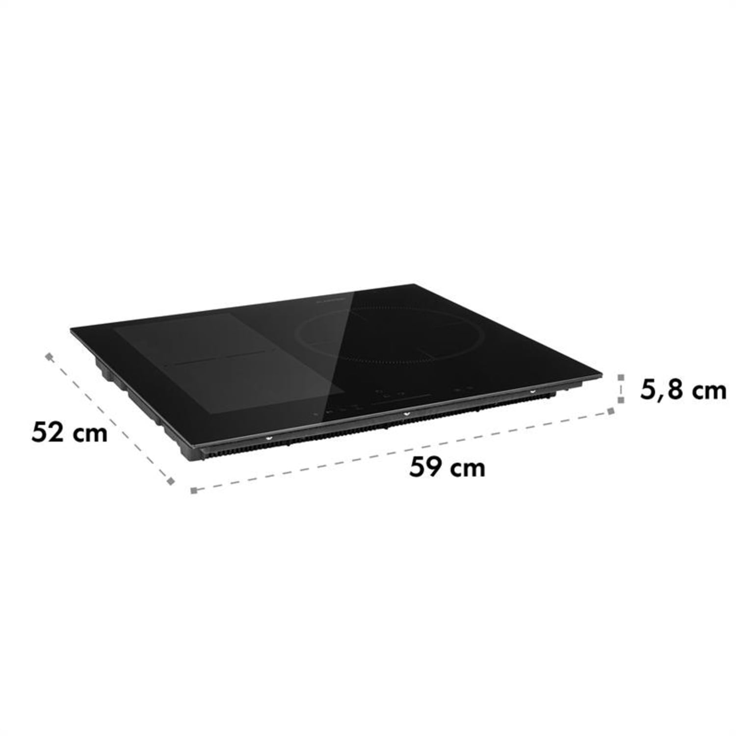 Delicatessa 3 Flex Table de cuisson à induction 3 zones 6600W Flexzone 3