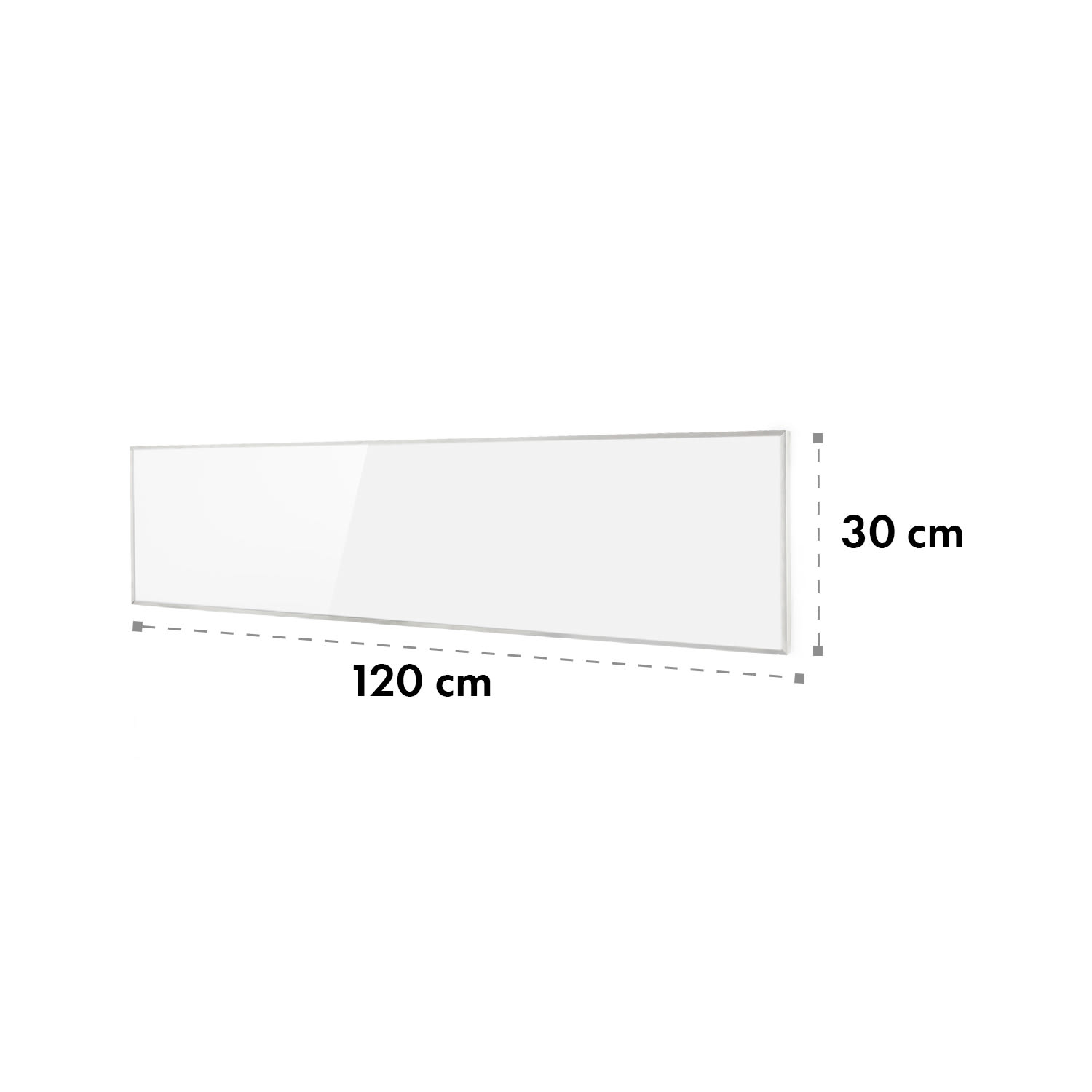 Wonderwall Air 36 Infrarotheizung 120x30cm 360W Wandinstallation Fernbedienung 