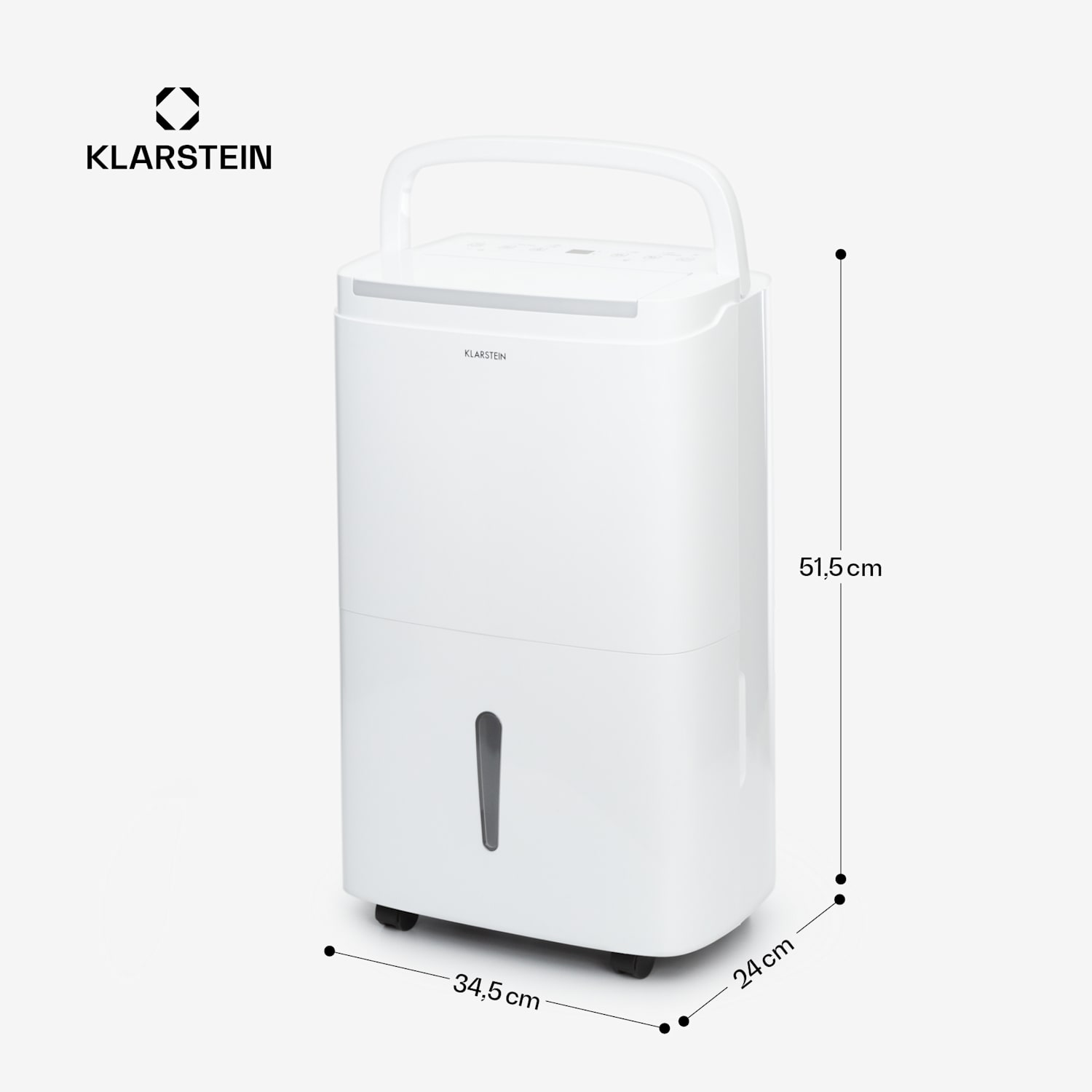DryFy Connect 30 deumidificatore WiFi a compressione 30l/d 25-30m² bianco 30l/24h | Bianco