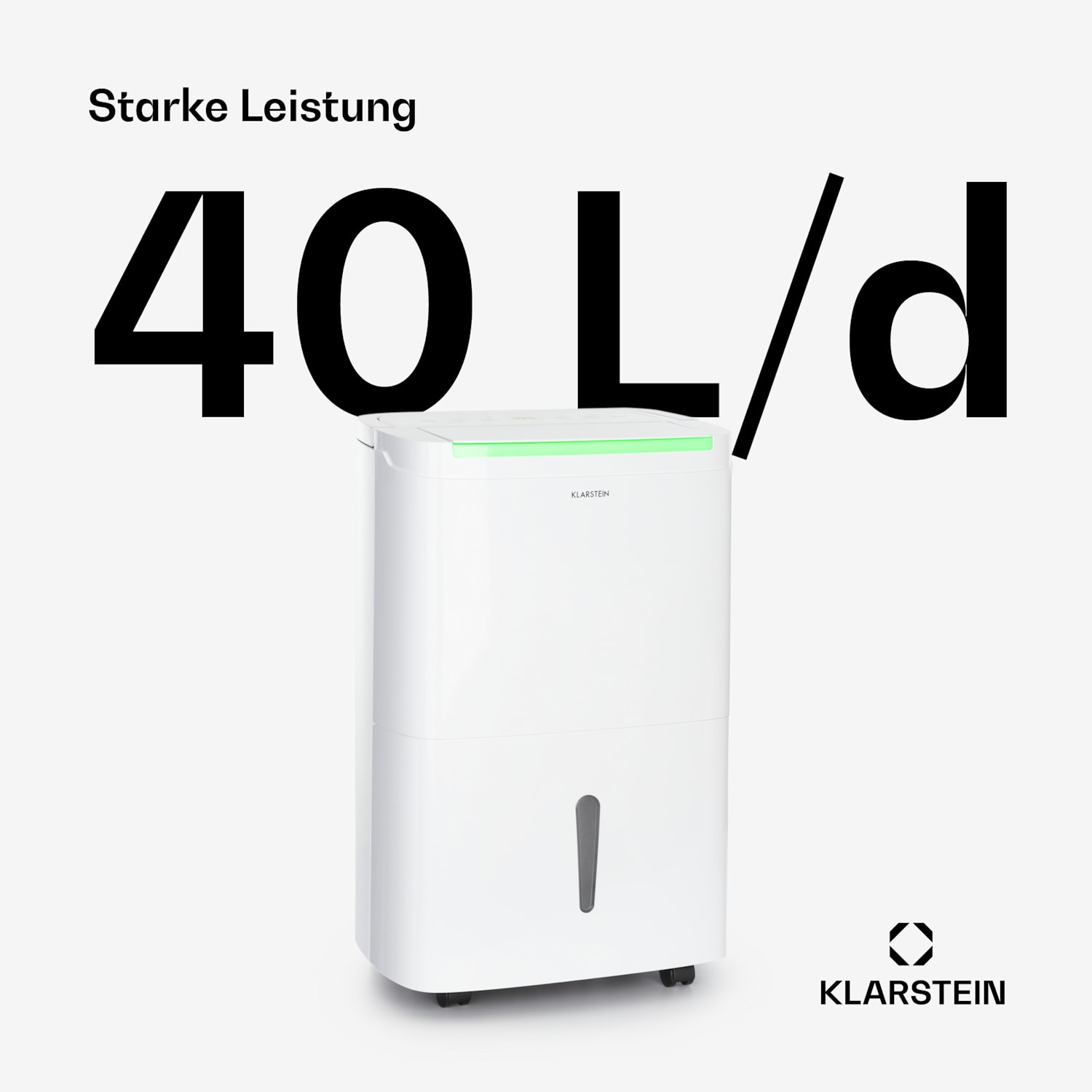 DryFy Connect 40 Luftentfeuchter WiFi Kompression 40l/d 35-45m² 40l/24h | Weiß