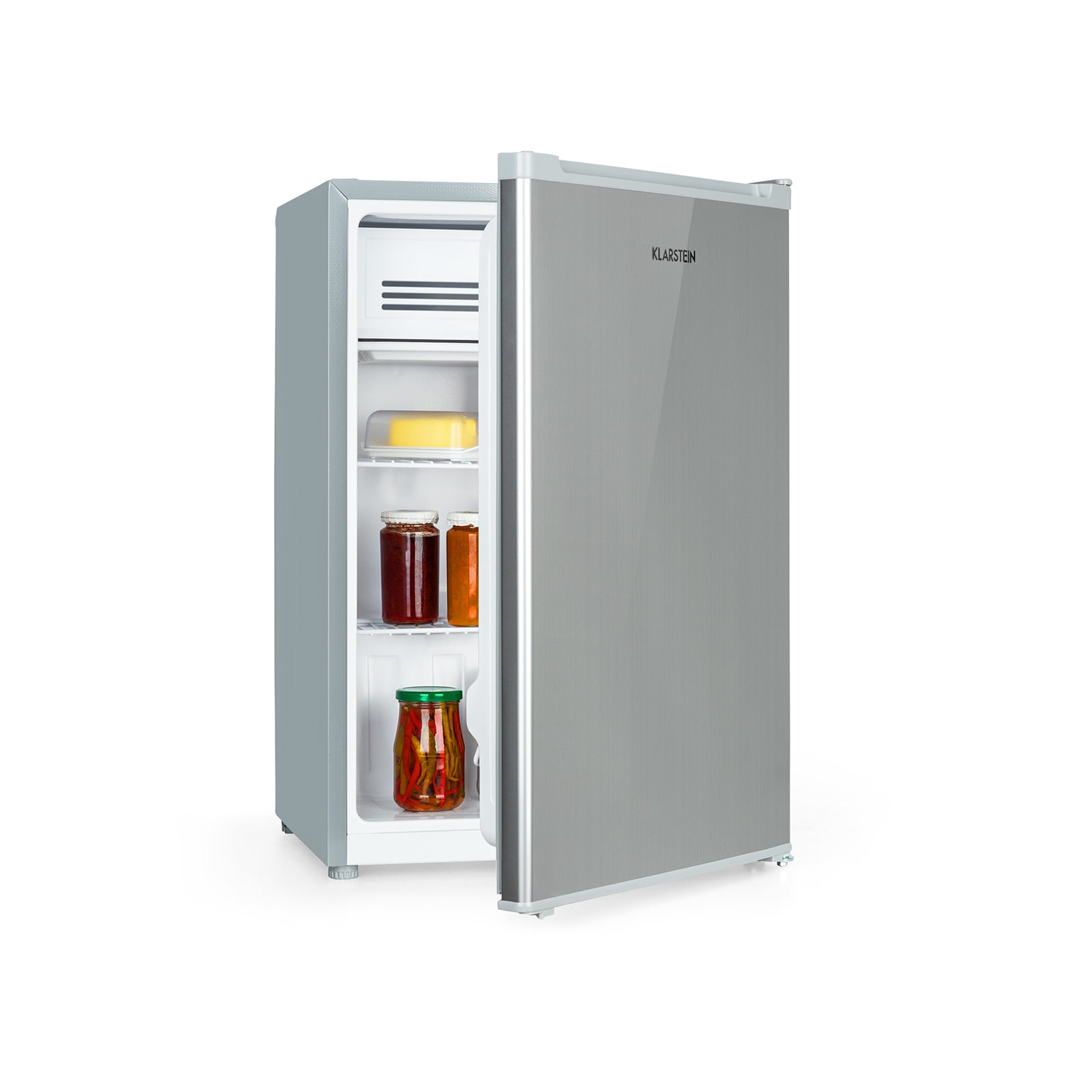 Réfrigérateur Delaware 75 litres Congélateur 4 litres Compression Argent Métallisé