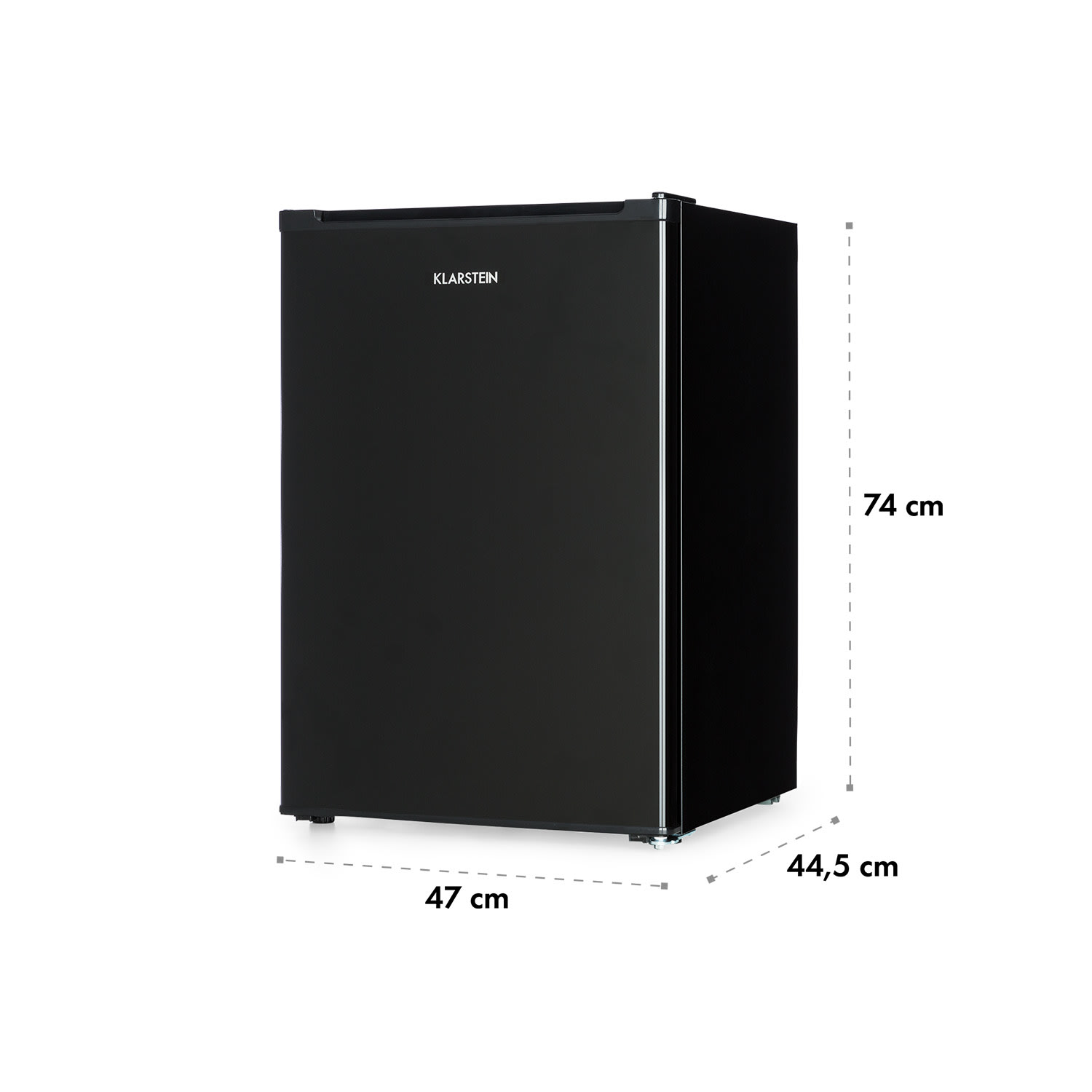 Delaware Refrigerator 75 Litre 4 Litre Freezer Compression Black