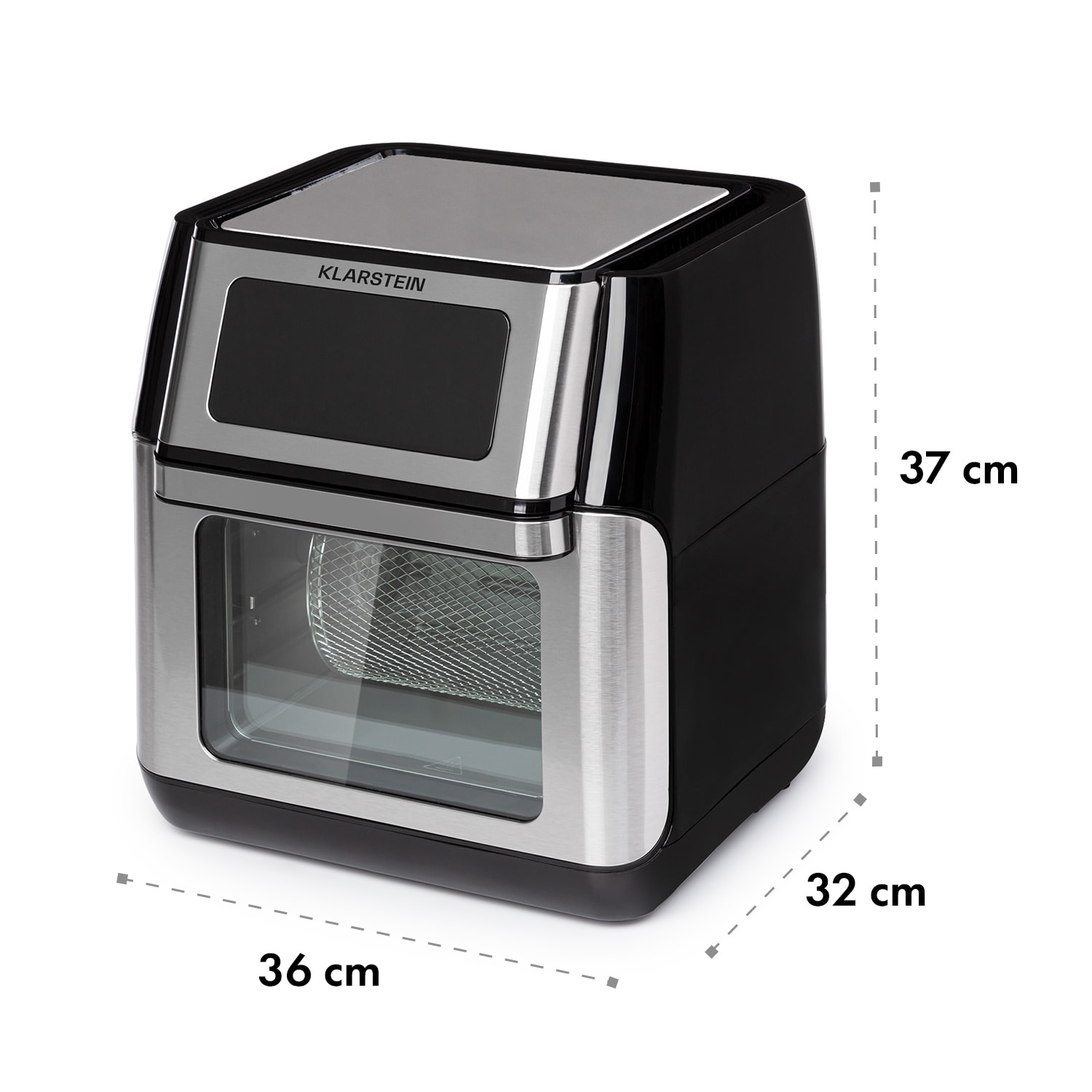 AeroVital Fry Friggitrice ad Aria 1500W 10l 9 Programmi nero/argento 