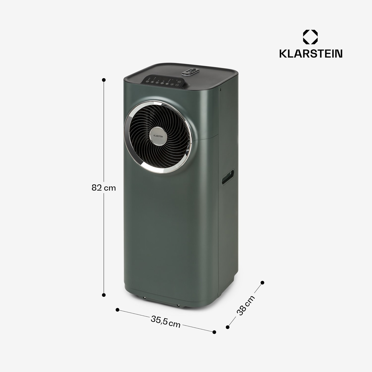 Klarstein Kraftwerk Smart 12K Klimaanlage 3-in-1 12000 BTU App 12.000 BTU | Anthrazit