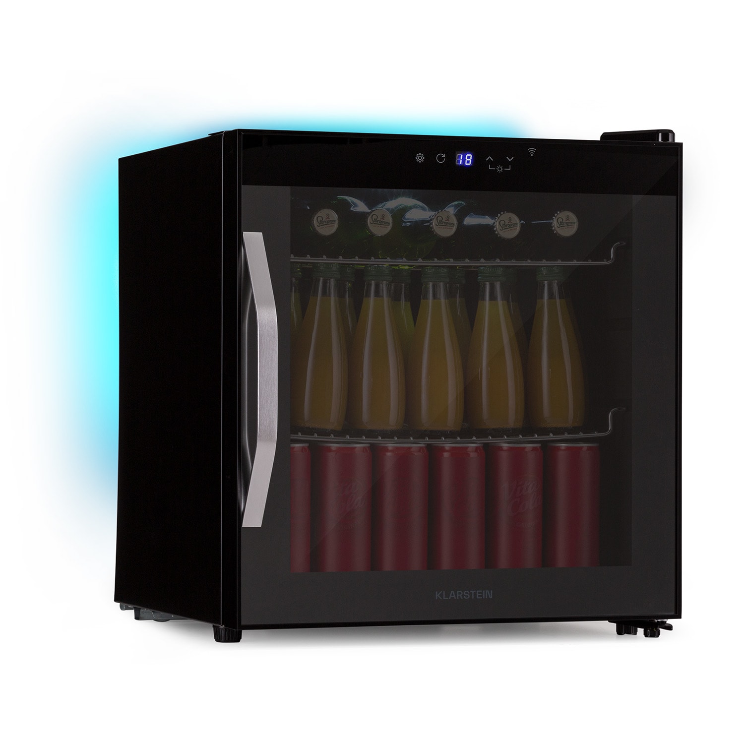 Coachella 50 Smart, hladnjak, 50 l, WiFi funkcija, pozadinsko osvjetljenje, inox. 50 L | Crna