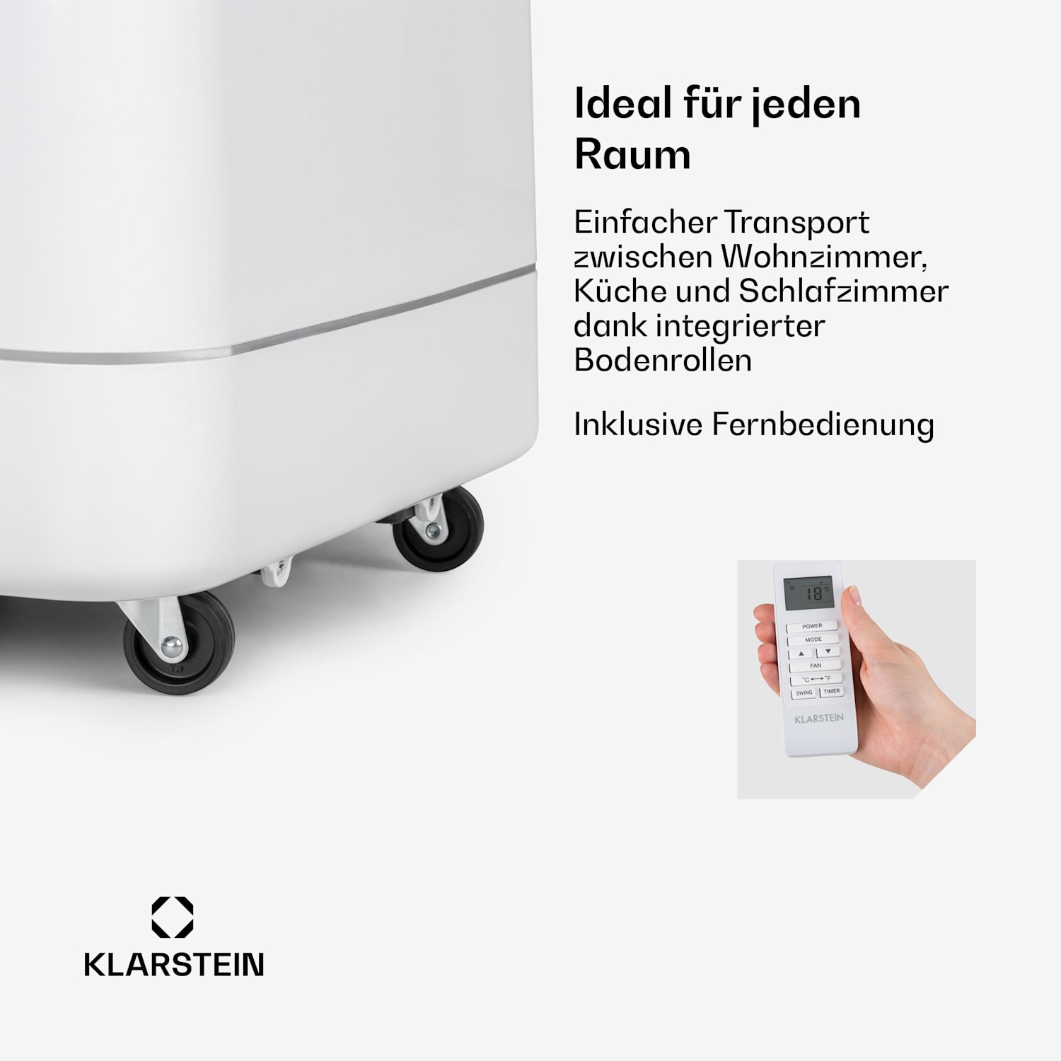 Iceblock Klimaanlage 3-in-1 12.000 BTU/3,5 kW 400 m³/h max. 