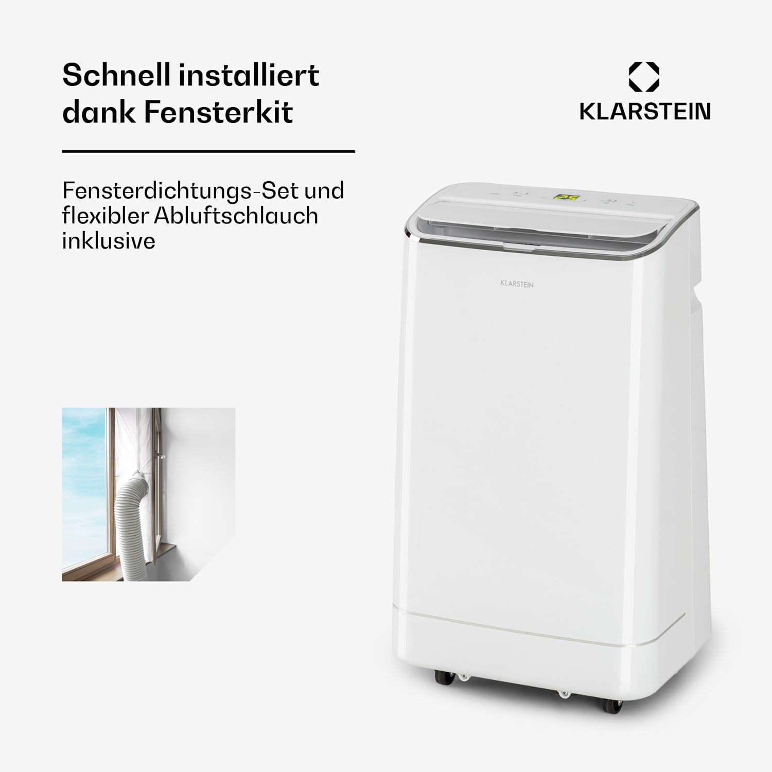 Iceblock Klimaanlage 3-in-1 12.000 BTU/3,5 kW 400 m³/h max. 
