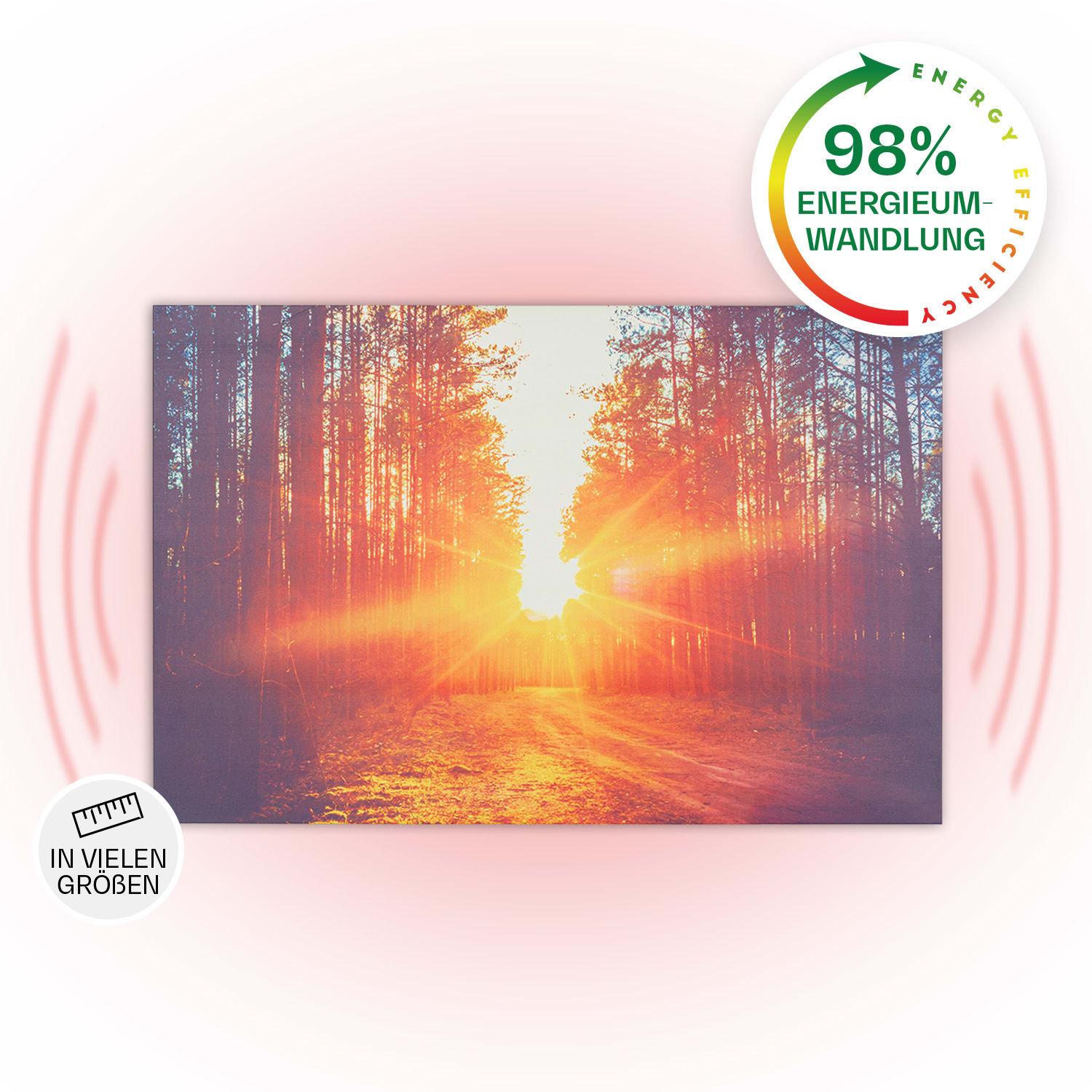 Wonderwall Air Art Infinite 580 radiateur infrarouge 90 x 60 cm 90 x 60 cm / 580 watts