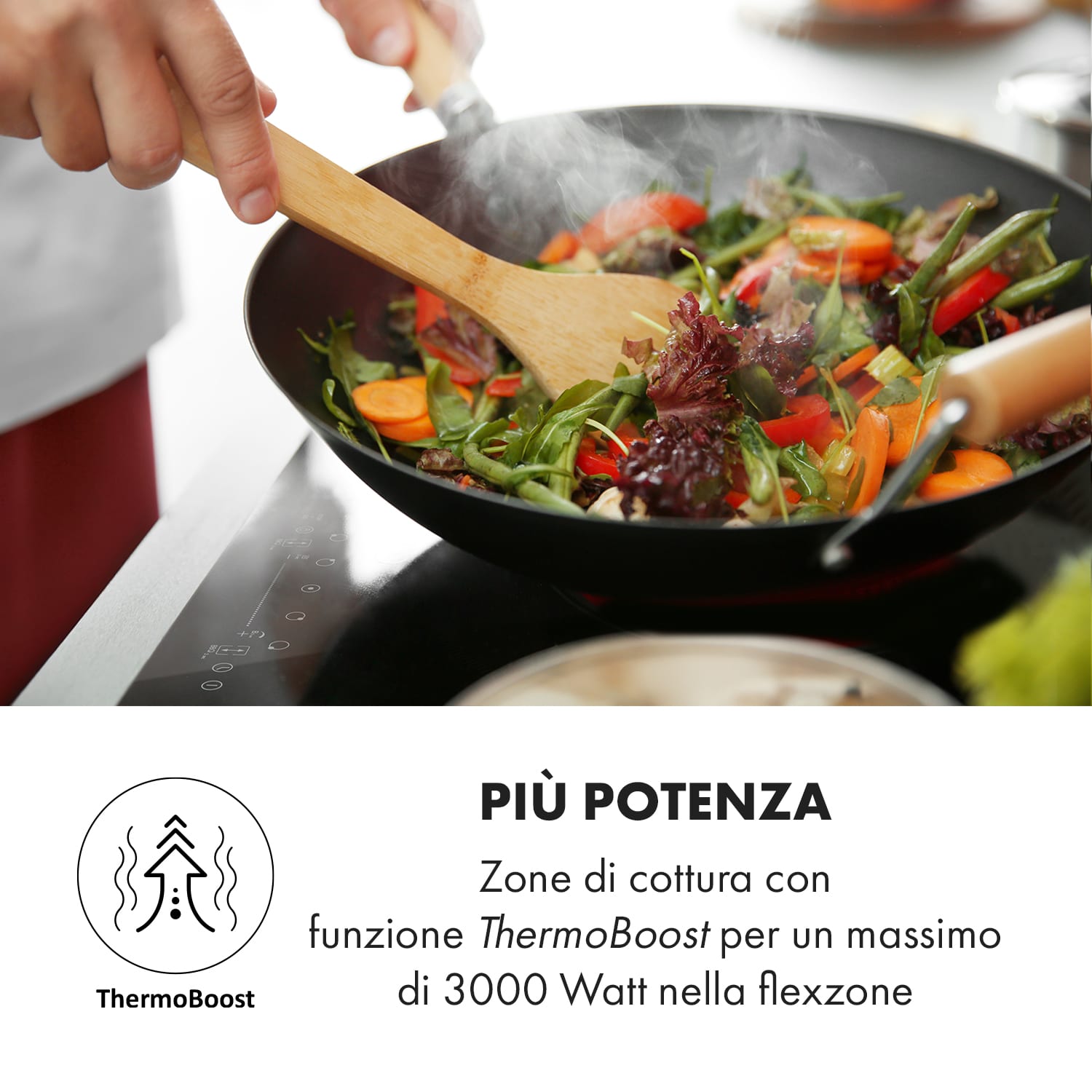 Delicatessa 90 Flex, Piano Cottura a Induzione, a Incasso, 5 Zone, Autonomo, 7400W Nero trasparente