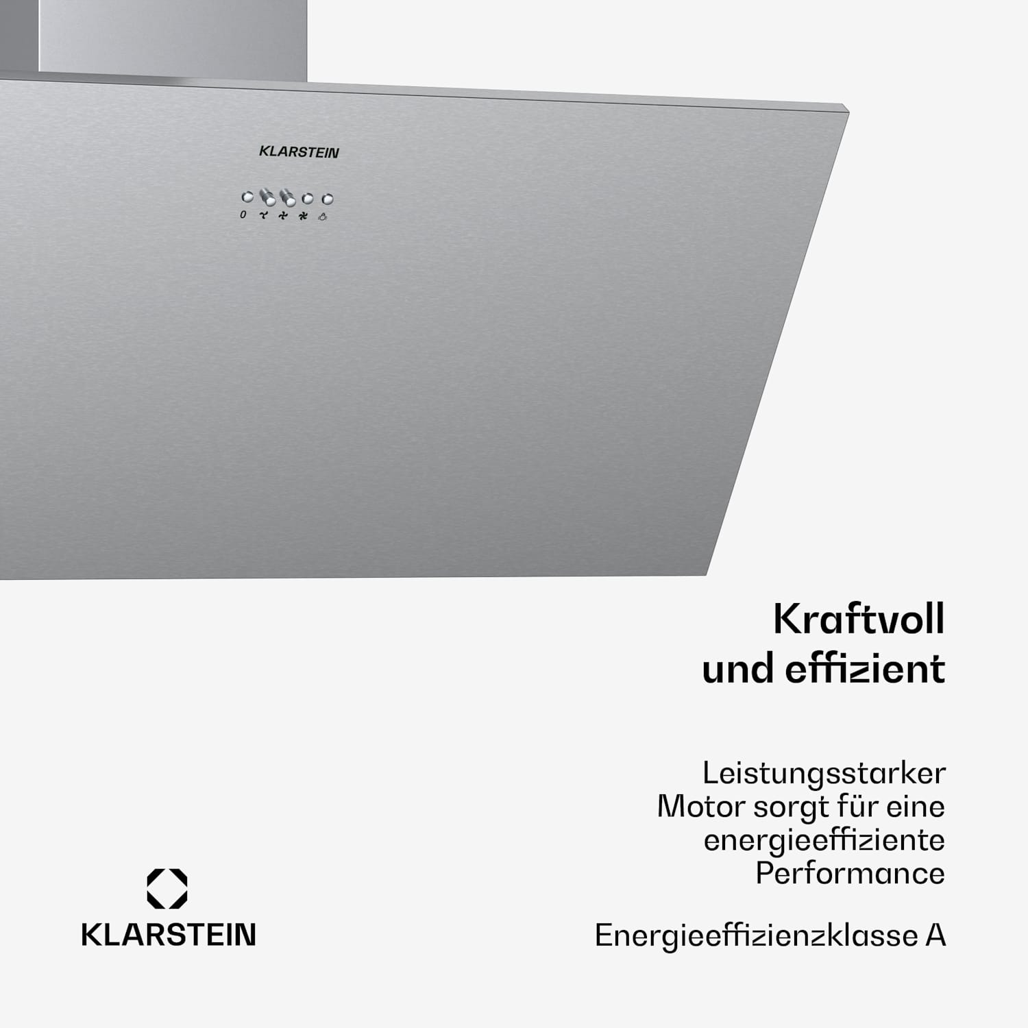 Silver Lining 90 Dunstabzugshaube 90cm 568m³/h EEK A Edelstahl 