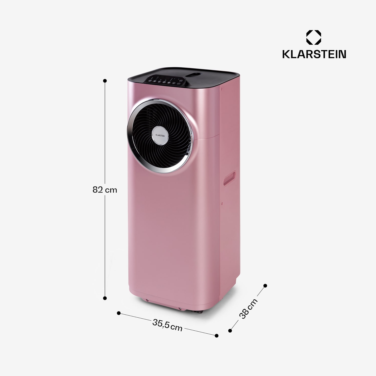Kraftwerk Smart 10K Klimaanlage 3-in-1 10000 BTU App Fernbedienung 10.000 BTU | Roségold-Metallic