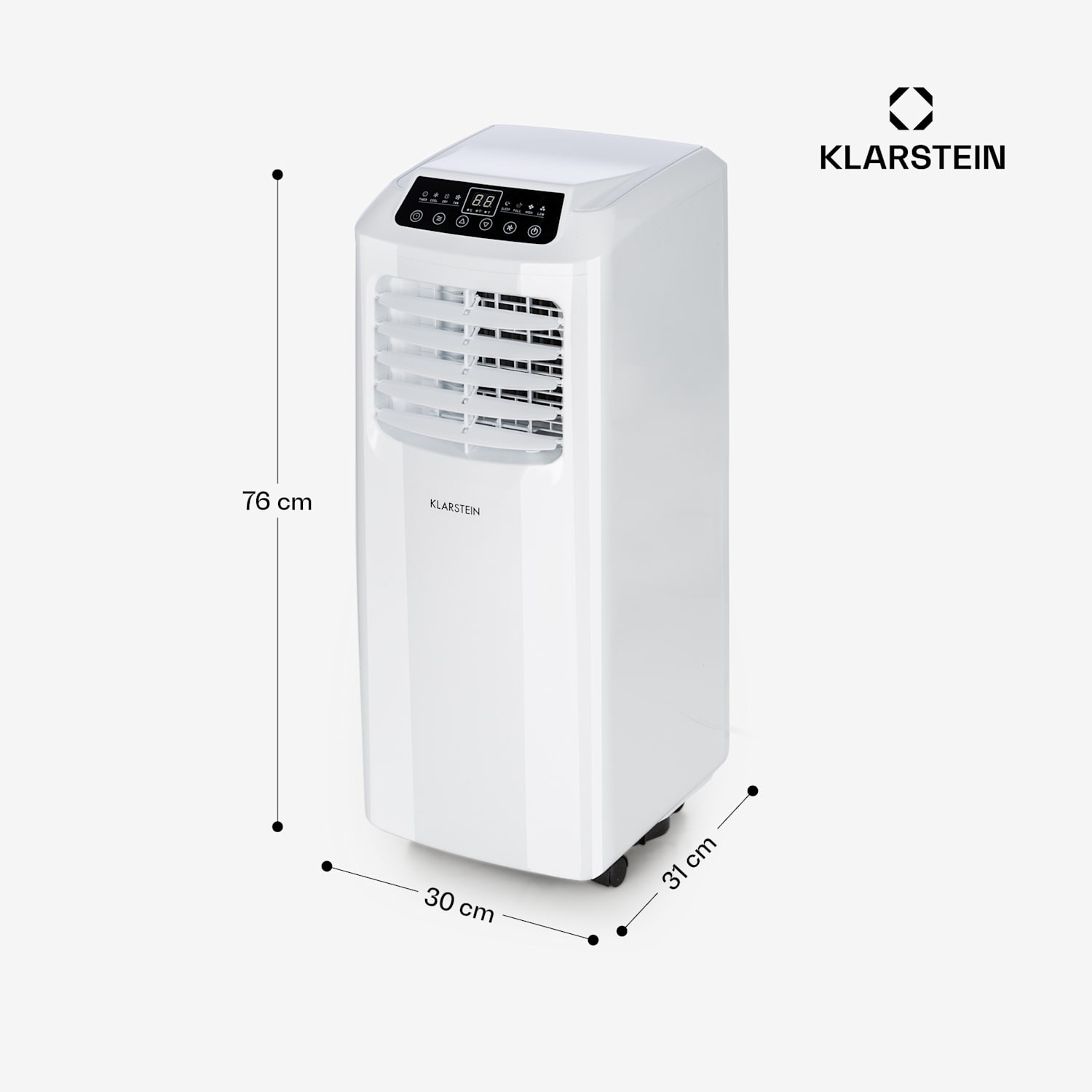 Pure Blizzard Smart 9k, climatizzatore portatile, 9000 BTU/2,6 kW, EEC A, telecomando 9.000 BTU | Bianco