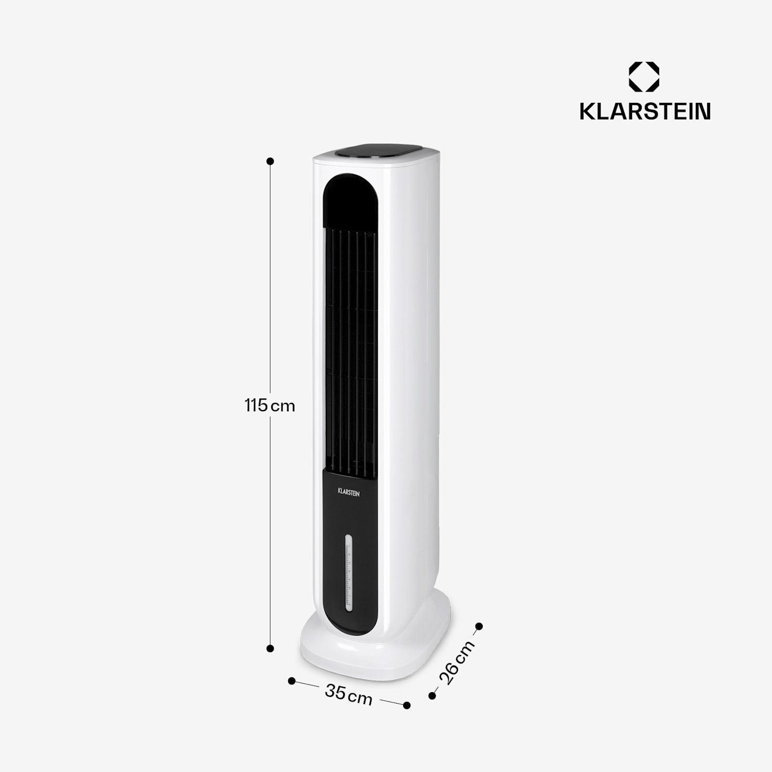 Polar Tower Smart Ventilator Luftkühler 7L 85W Fernbedienung Eispack 330 m³/h | Ja | Weiß