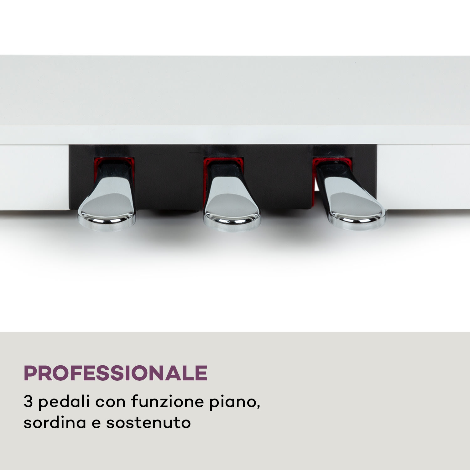 Subi 88 Harmony Piano elettrico 88 tasti meccanica a martello 160 ritmi 80 canzoni demo Legno bianco