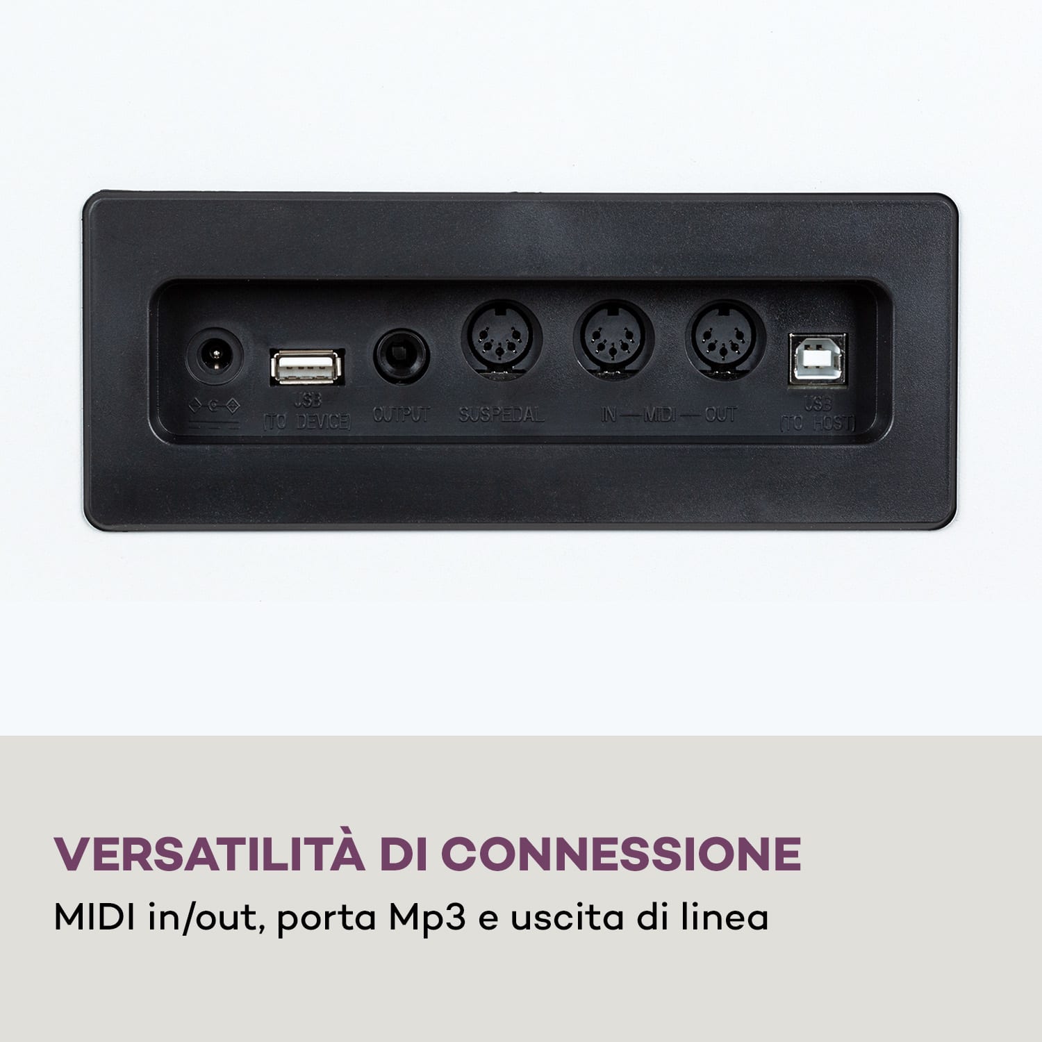 Subi 88 Harmony Piano elettrico 88 tasti meccanica a martello 160 ritmi 80 canzoni demo Legno bianco
