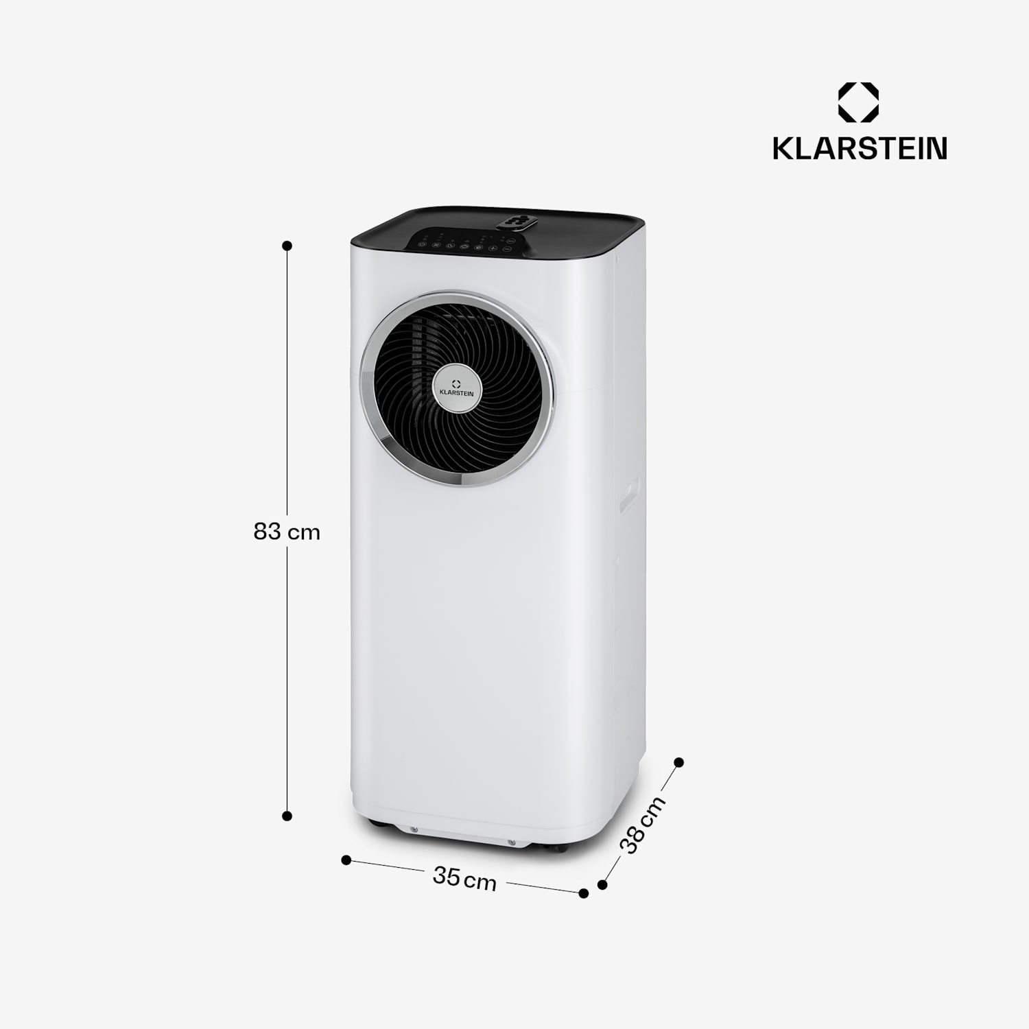 Kraftwerk Eco Smart 11 Klimaanlage 3-in-1 11500 BTU App Fernbedienung Weiß