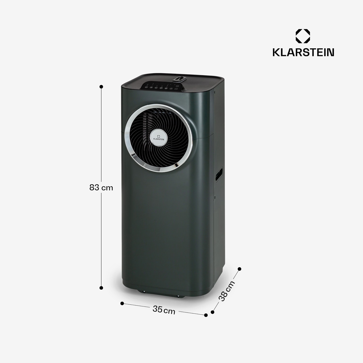 Kraftwerk Eco Smart 11 climatizzatore 3 in 1, 11.500 BTU, controllo via app, telecomando  Antracite