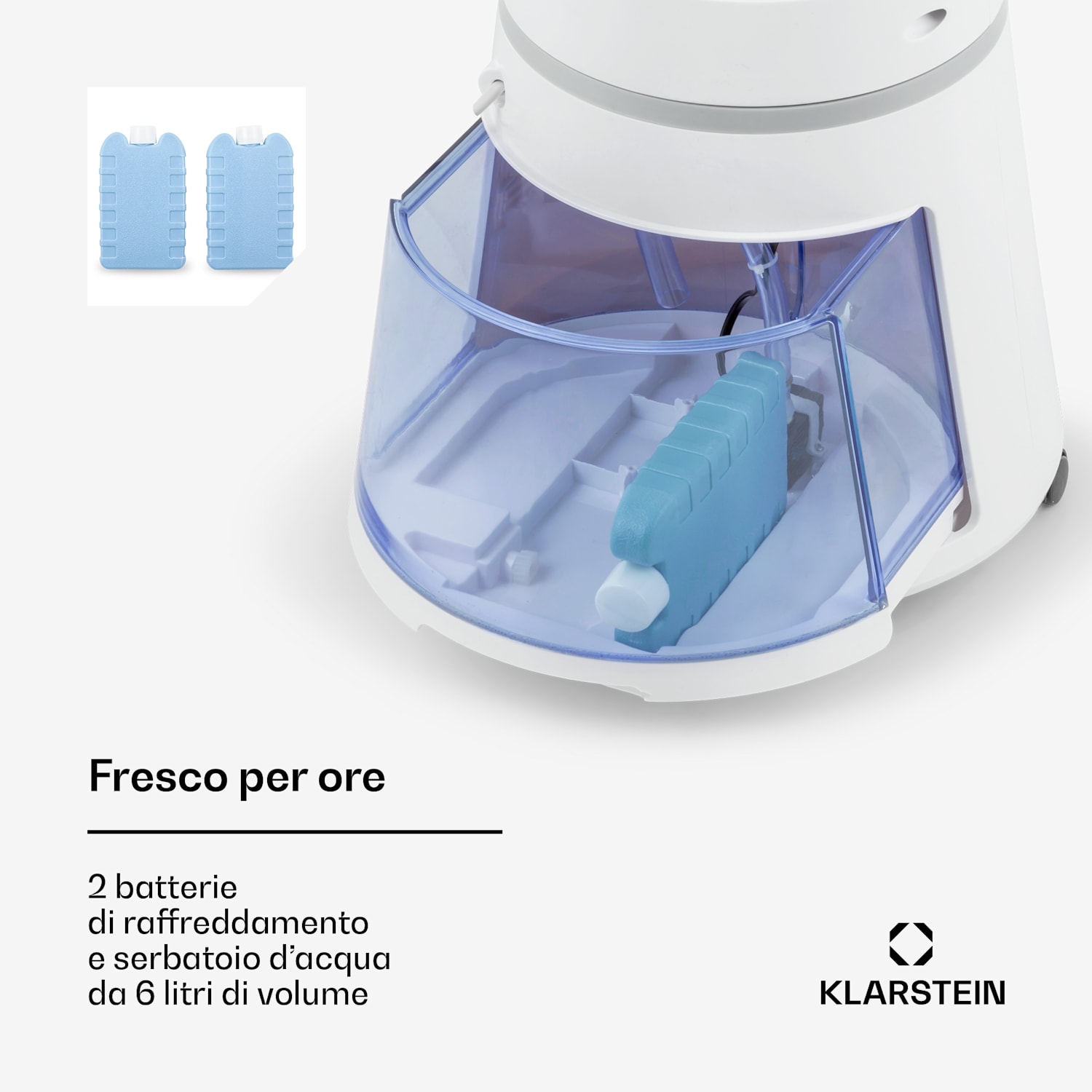Skyscraper Ice Smart 4-in-1 Ventilatore & raffrescatore WiFi 210m³/h Telecomando 210 m³/h | Sì | Bianco