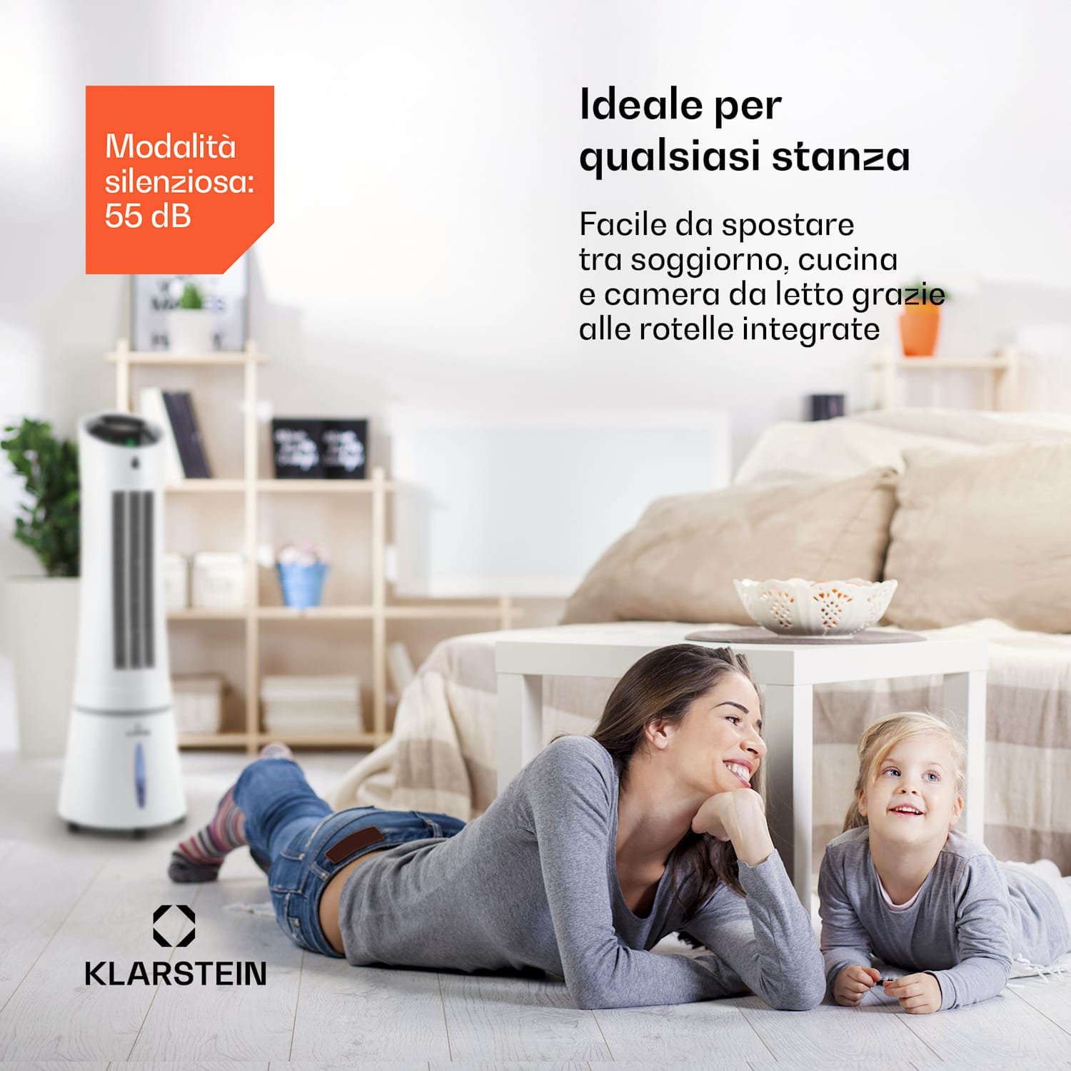 Skyscraper Ice Smart 4-in-1 Ventilatore & raffrescatore WiFi 210m³/h Telecomando 210 m³/h | Sì | Bianco