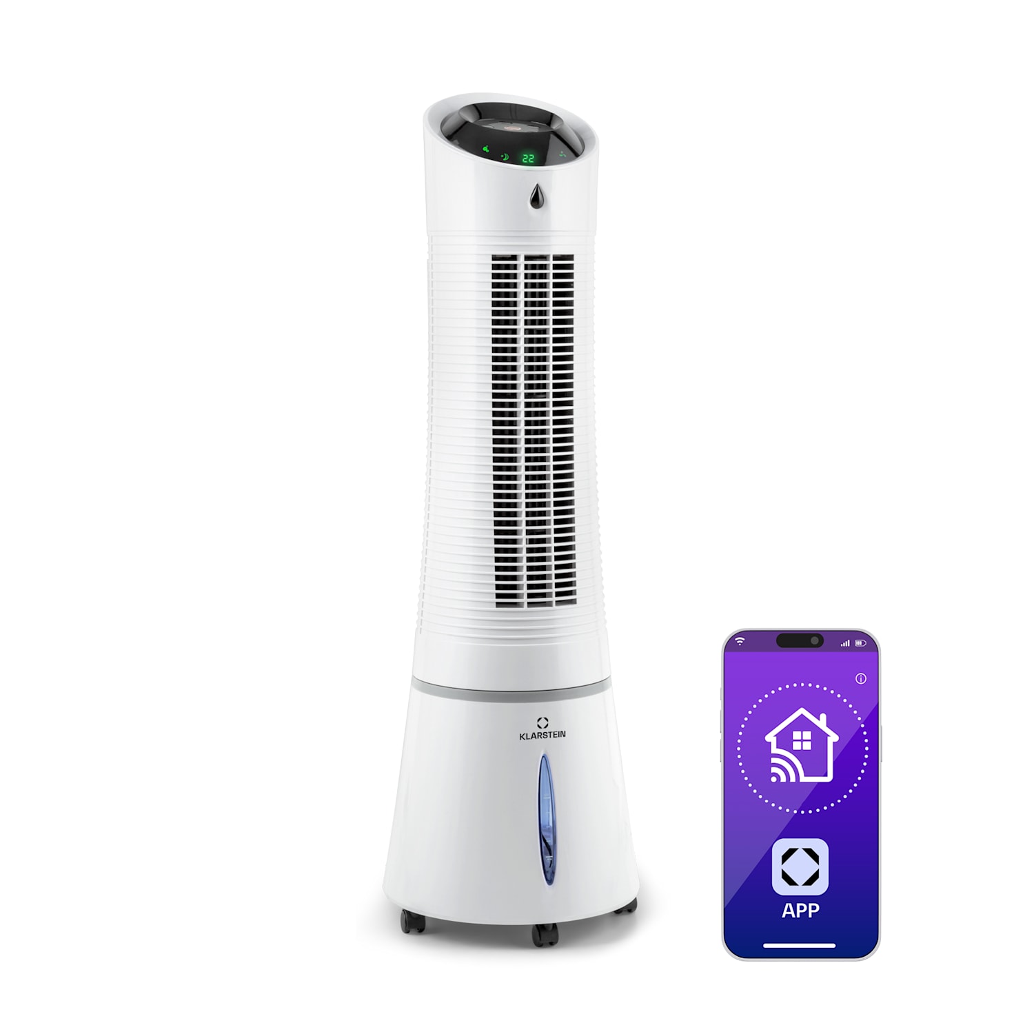 Skyscraper Ice Smart 4-in-1 ilmanjäähdytin ja tuuletin WiFi 210m³/h kaukosäädin 