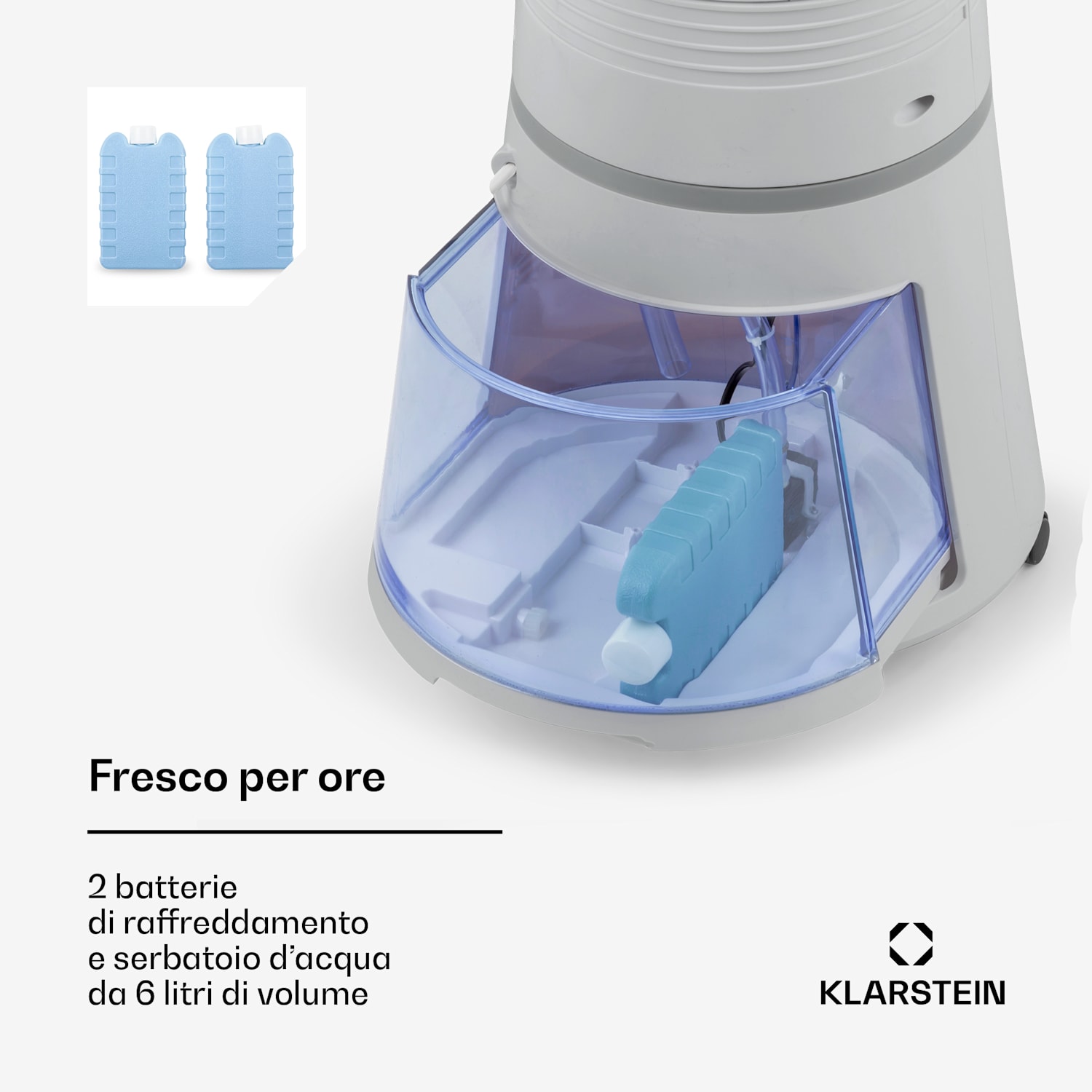 Skyscraper Ice Smart 4-in-1 Ventilatore & raffrescatore WiFi 210m³/h Telecomando 210 m³/h | Sì | Grigio