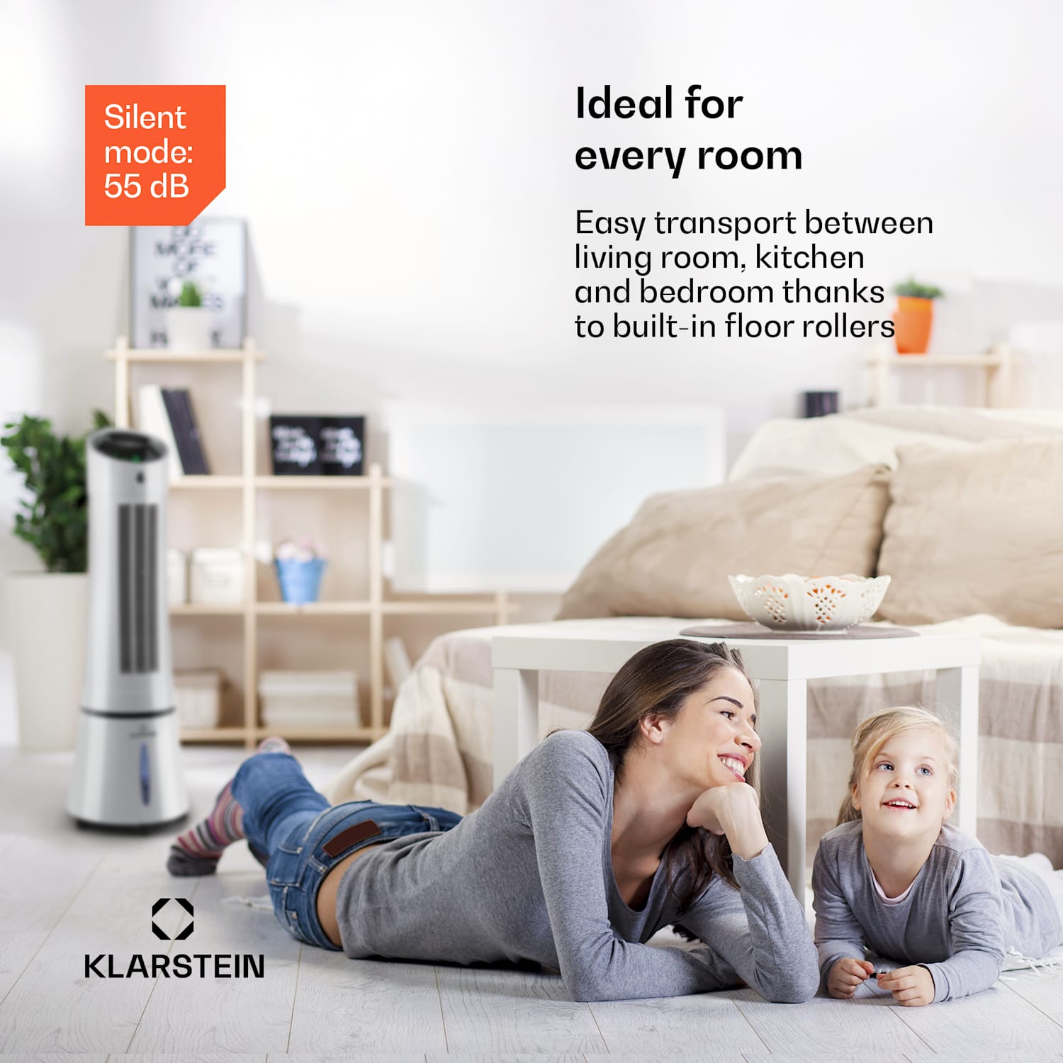 Skyscraper Ice Smart 4-in-1 ilmanjäähdytin ja tuuletin WiFi 210m³/h kaukosäädin 