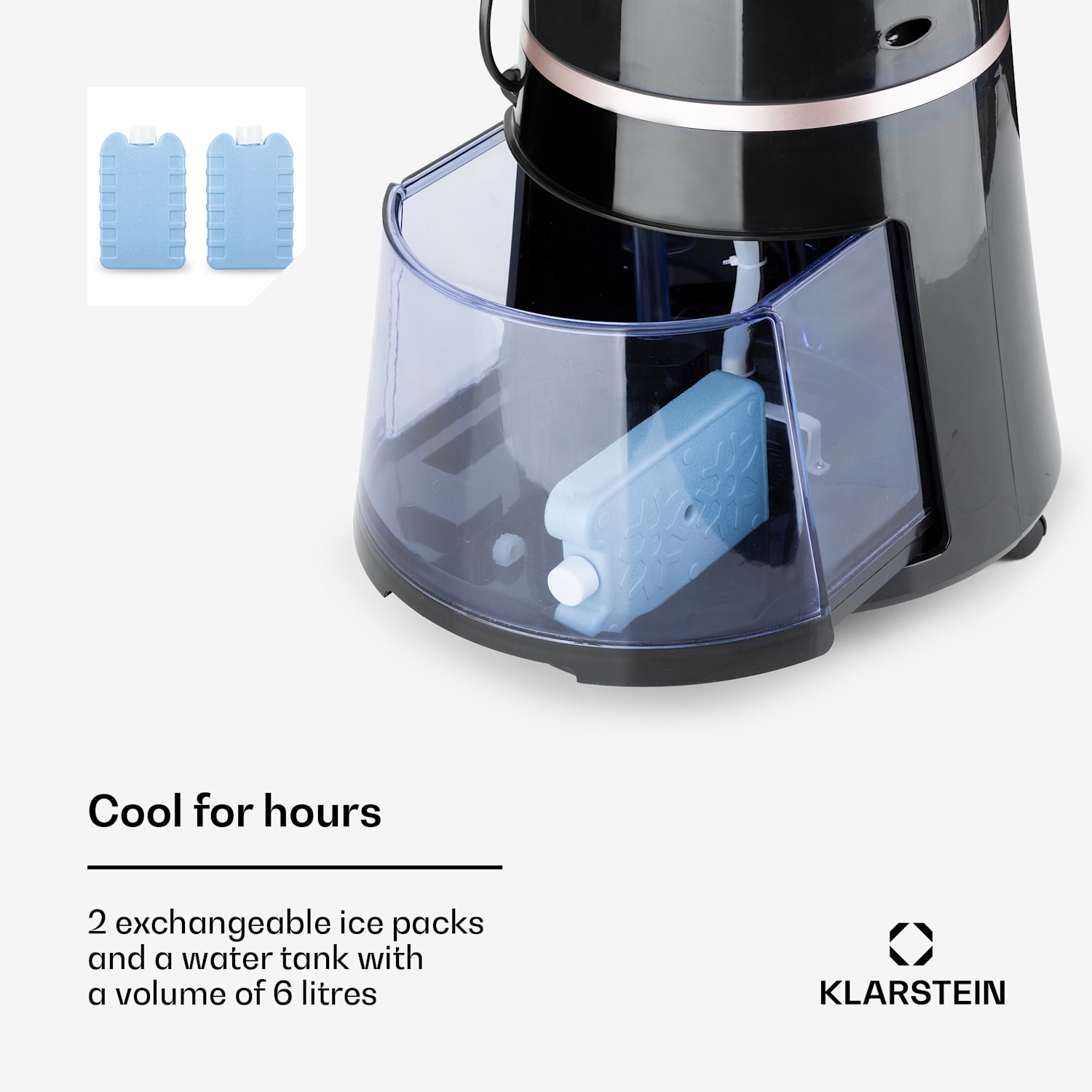 Skyscraper Ice Smart 4-in-1 ilmanjäähdytin ja tuuletin WiFi 210m³/h kaukosäädin 210 m³/h | Kyllä | Musta / Ruusukulta Metallinen