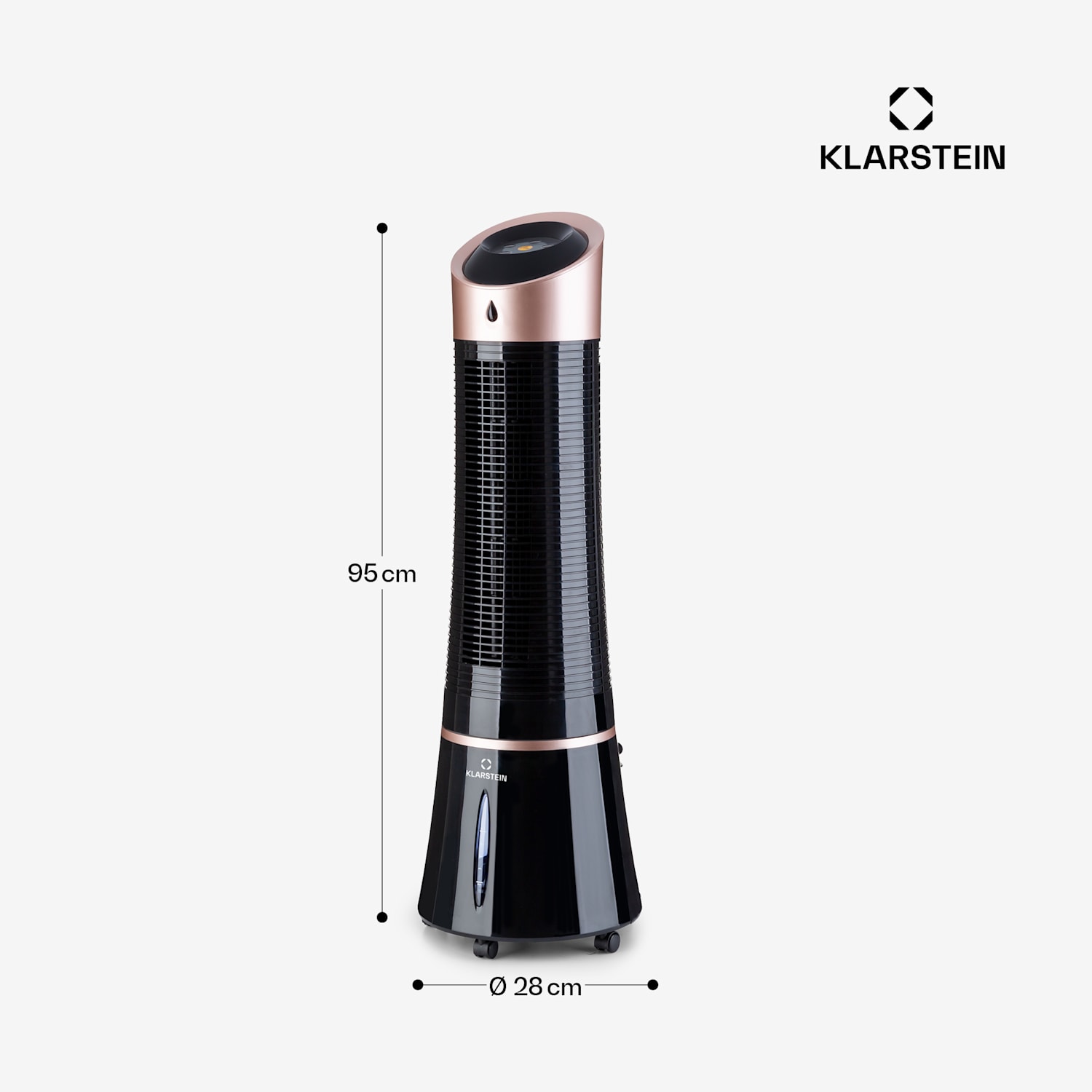 Skyscraper Ice Smart 4-in-1 ilmanjäähdytin ja tuuletin WiFi 210m³/h kaukosäädin 210 m³/h | Kyllä | Musta / Ruusukulta Metallinen