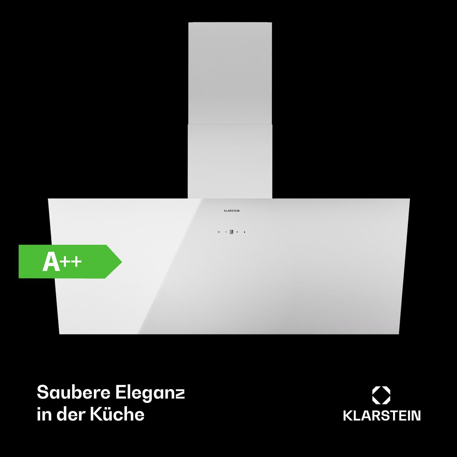 Laurel 90 Dunstabzugshaube 90cm Abluft: 247 m³/h LED Touch 