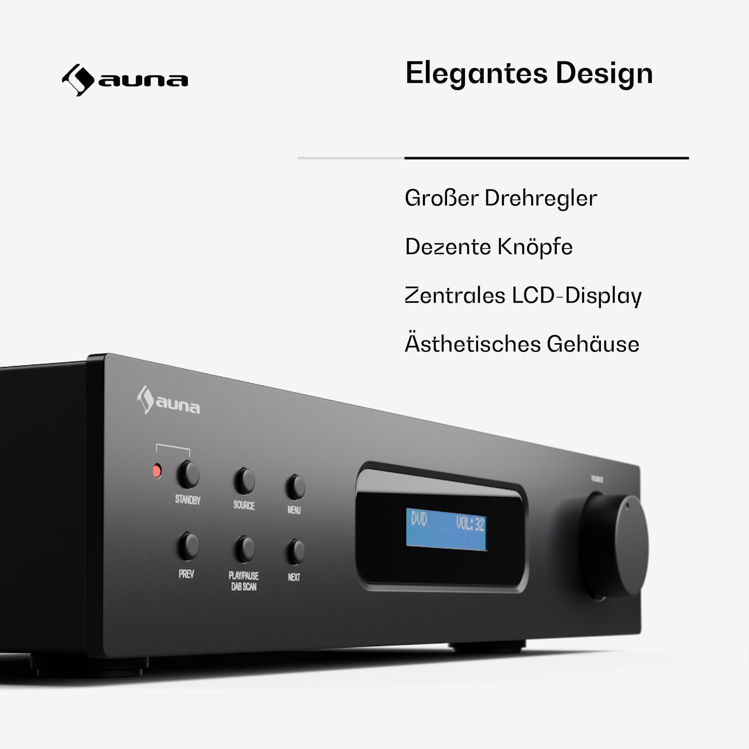 Art22 Amplifier DAB+ BT HiFi-Verstärker DAB+/FM Radio 
