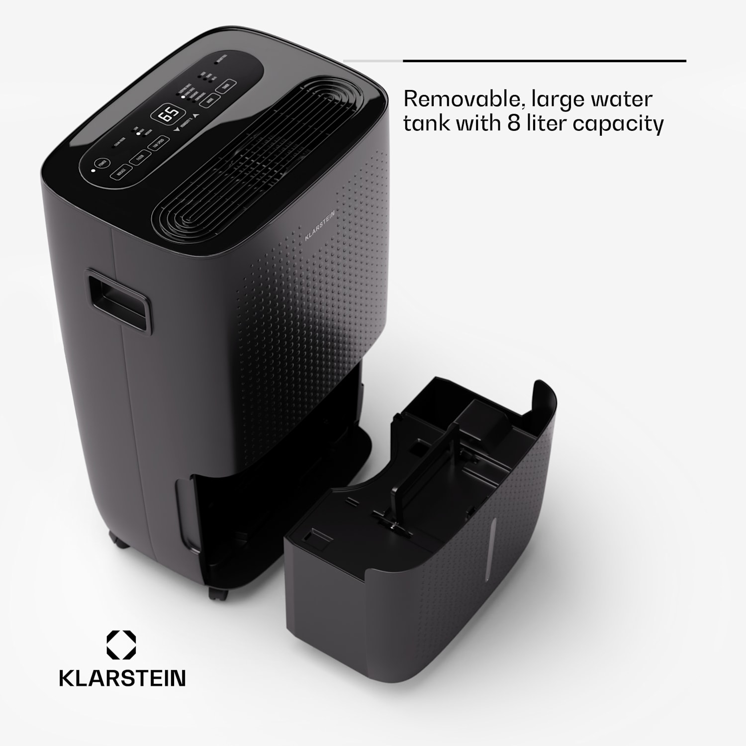 DryFy Connect 60 -ilmankuivain WiFi kompressio 60 l/vrk 45–65 m² 60/24h | Antrasiitti