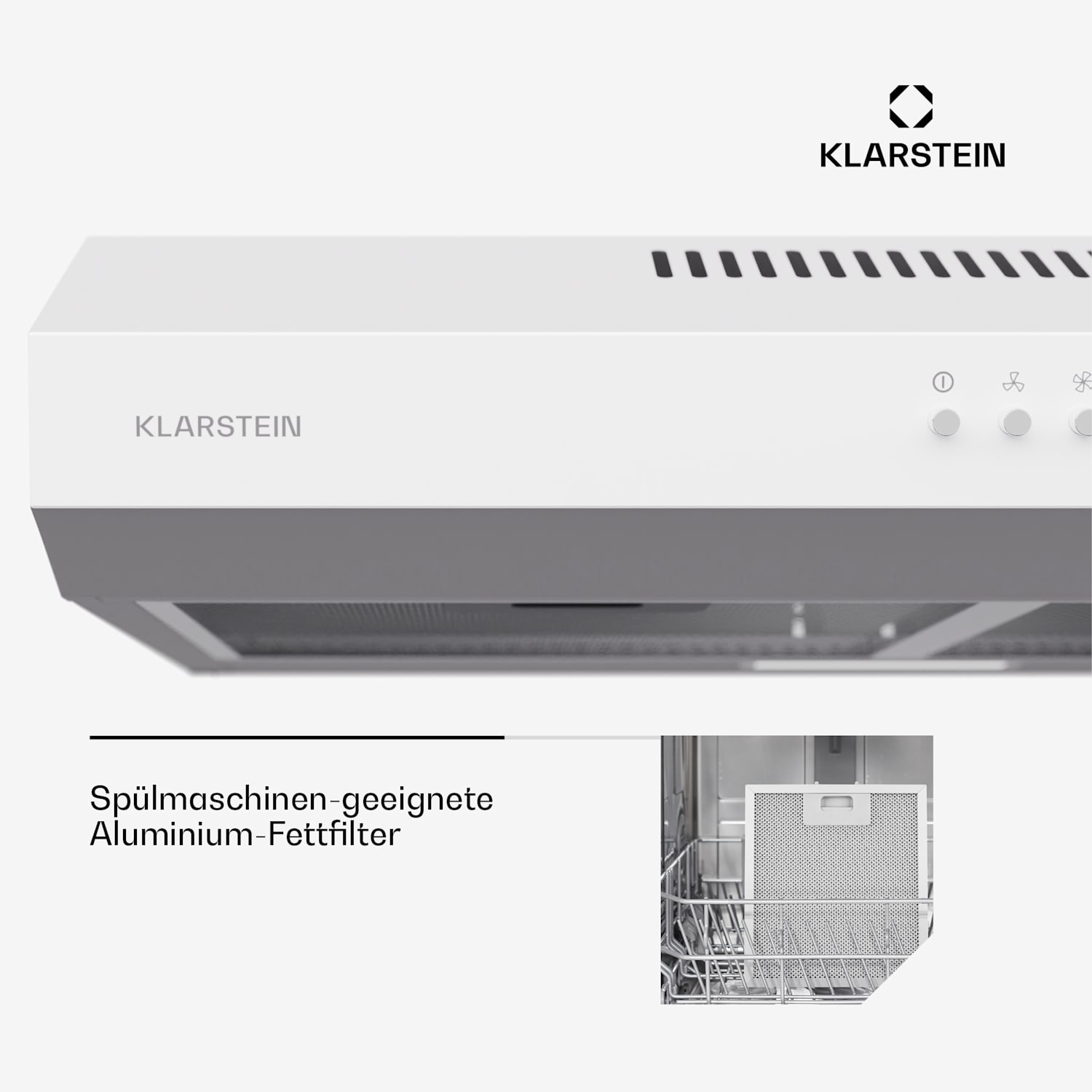 Contempo 60 Unterbau-Dunstabzugshaube 60cm 200m³/h LED Edelstahl Acryl 