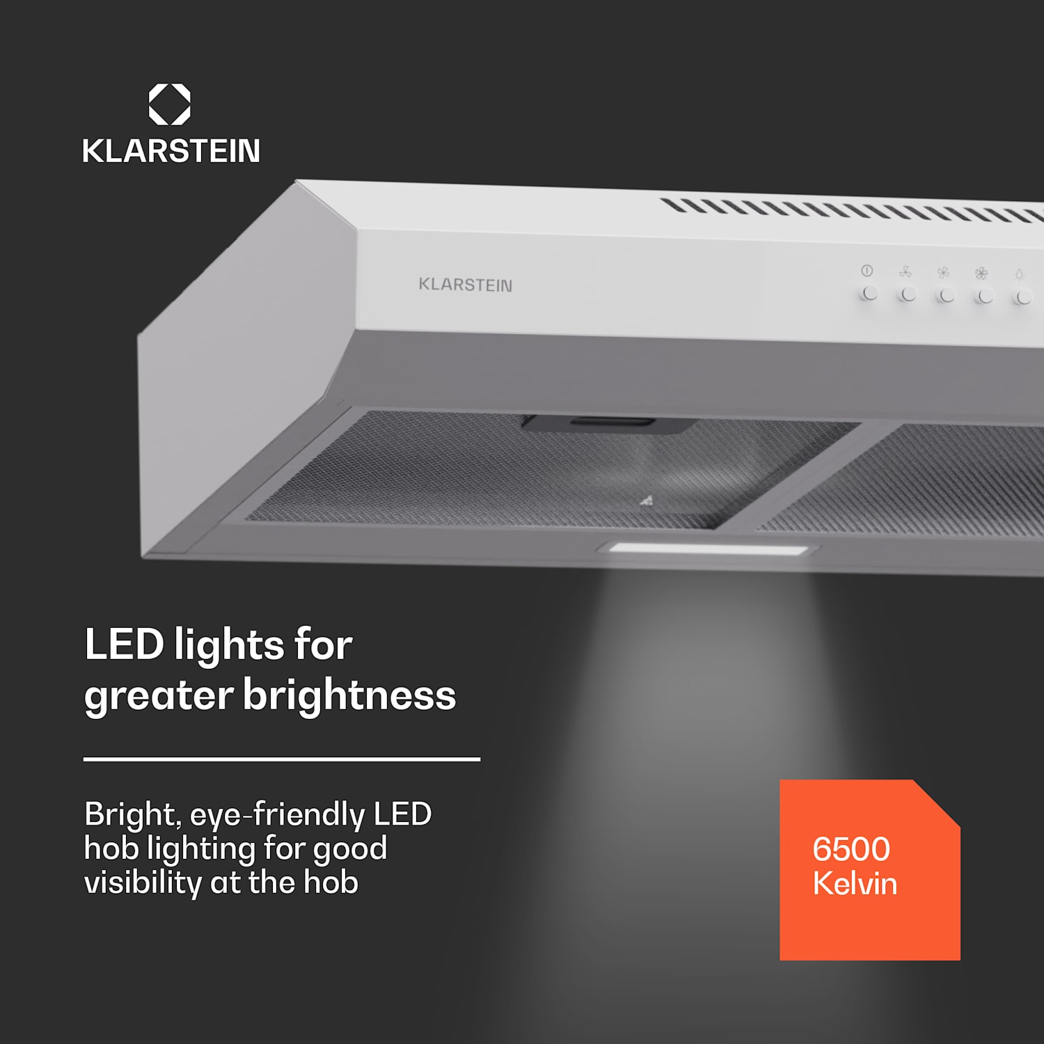 Contempo 60, абсорбатор, 60 см, под шкаф, 200 м³/ч, LED, акрил, неръждаема стомана 