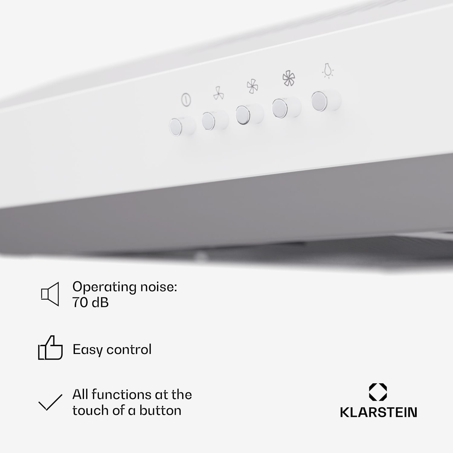 Contempo 60, абсорбатор, 60 см, под шкаф, 200 м³/ч, LED, акрил, неръждаема стомана 