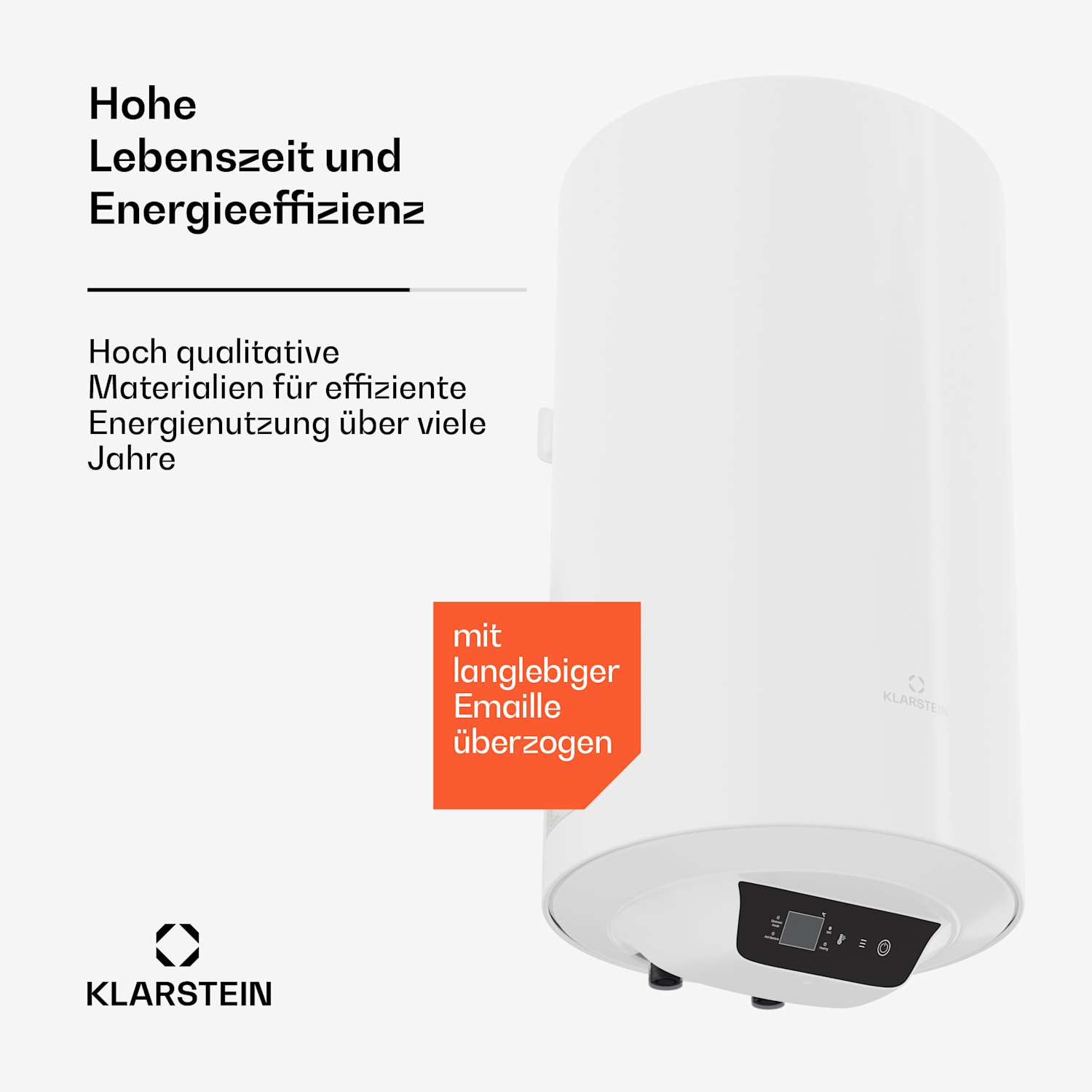 ENDURAHEAT SMART 30 Ballon d'eau chaude 30 litres max 75°C 1500 watts 3 tailles blanc 30 L