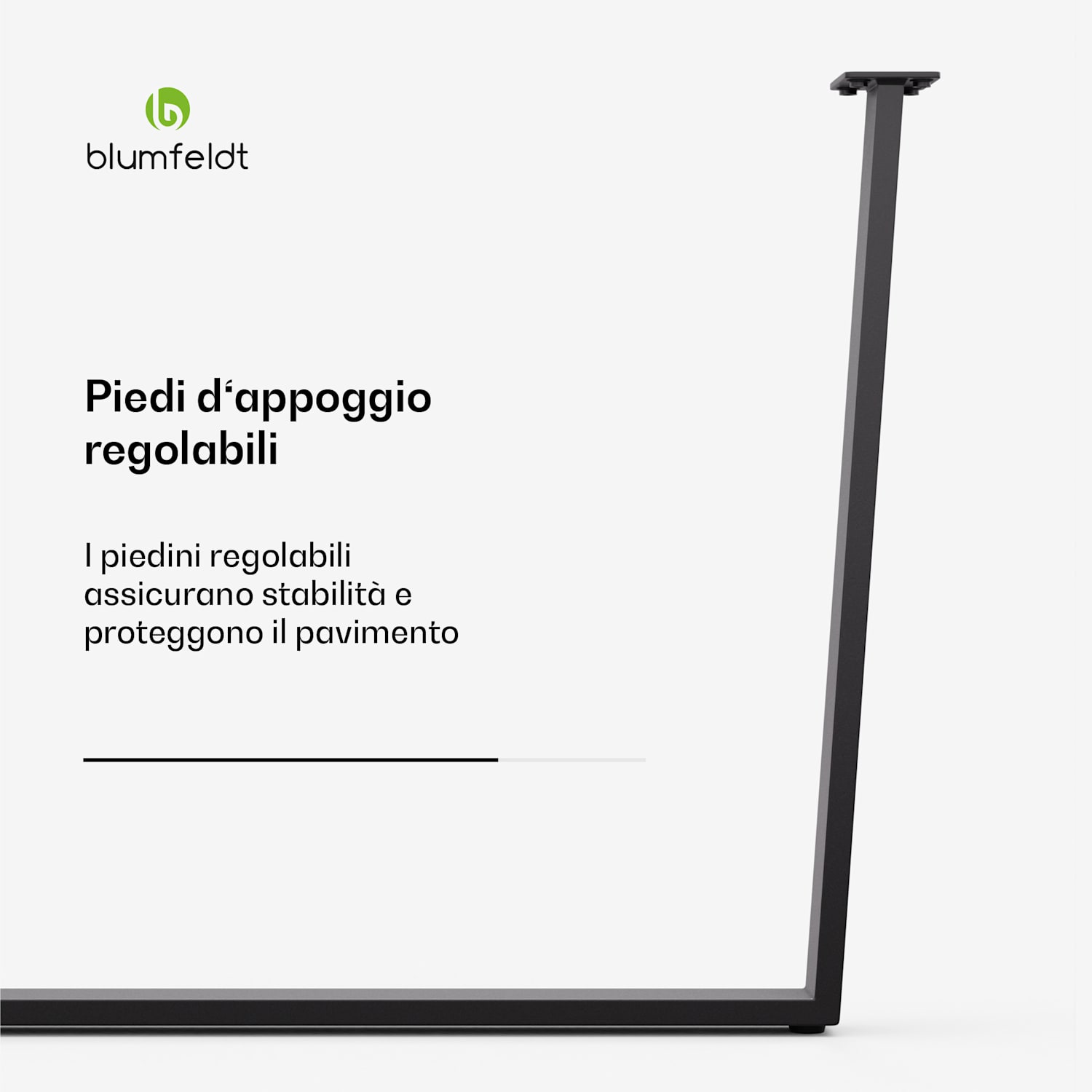 Ayr Table Legs | Gambe da tavolo, 72 x 72 cm | Metallo 82x72