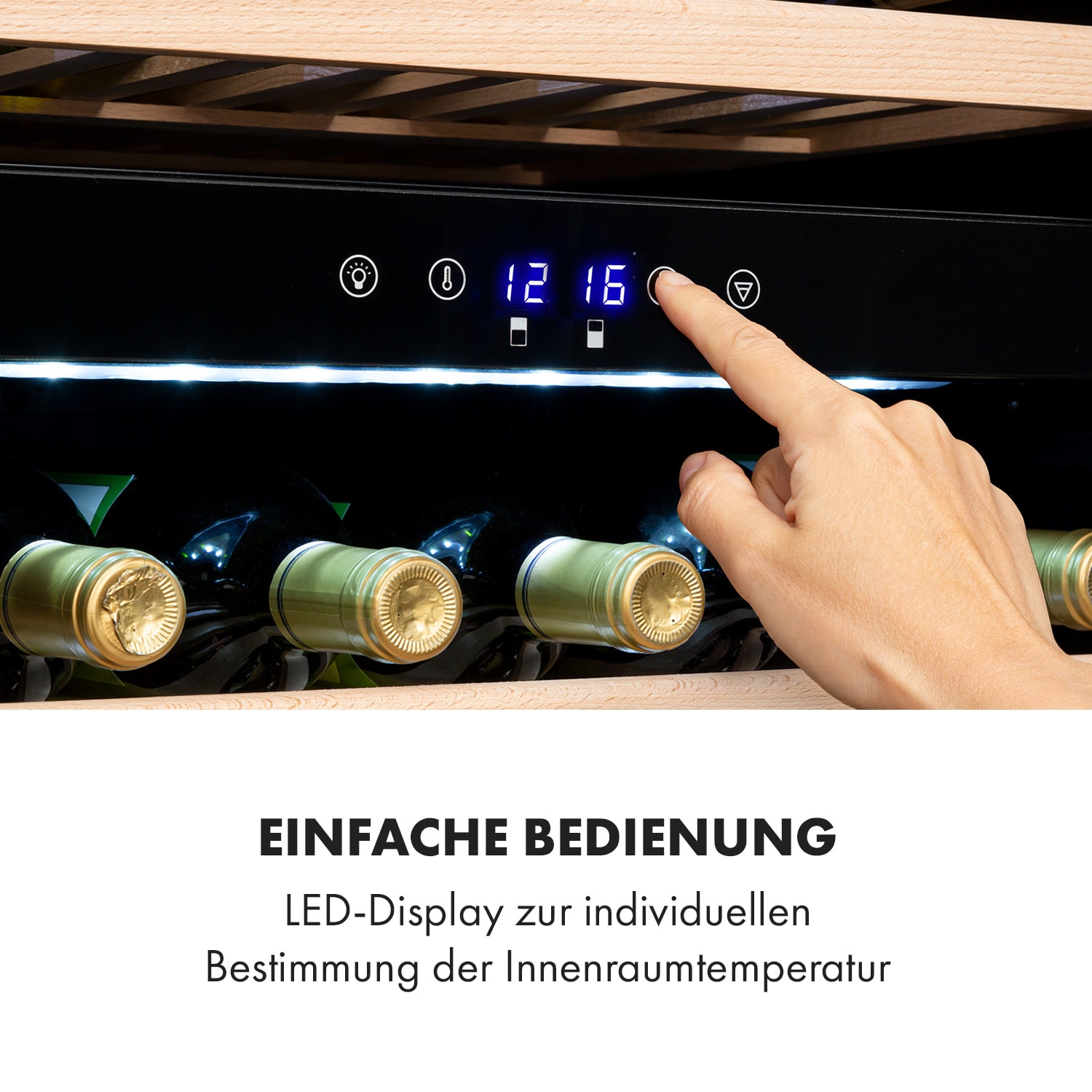 Vinsider 41D Built-In Duo Quartz Edition  Weinkühlschrank Einbaugerät 